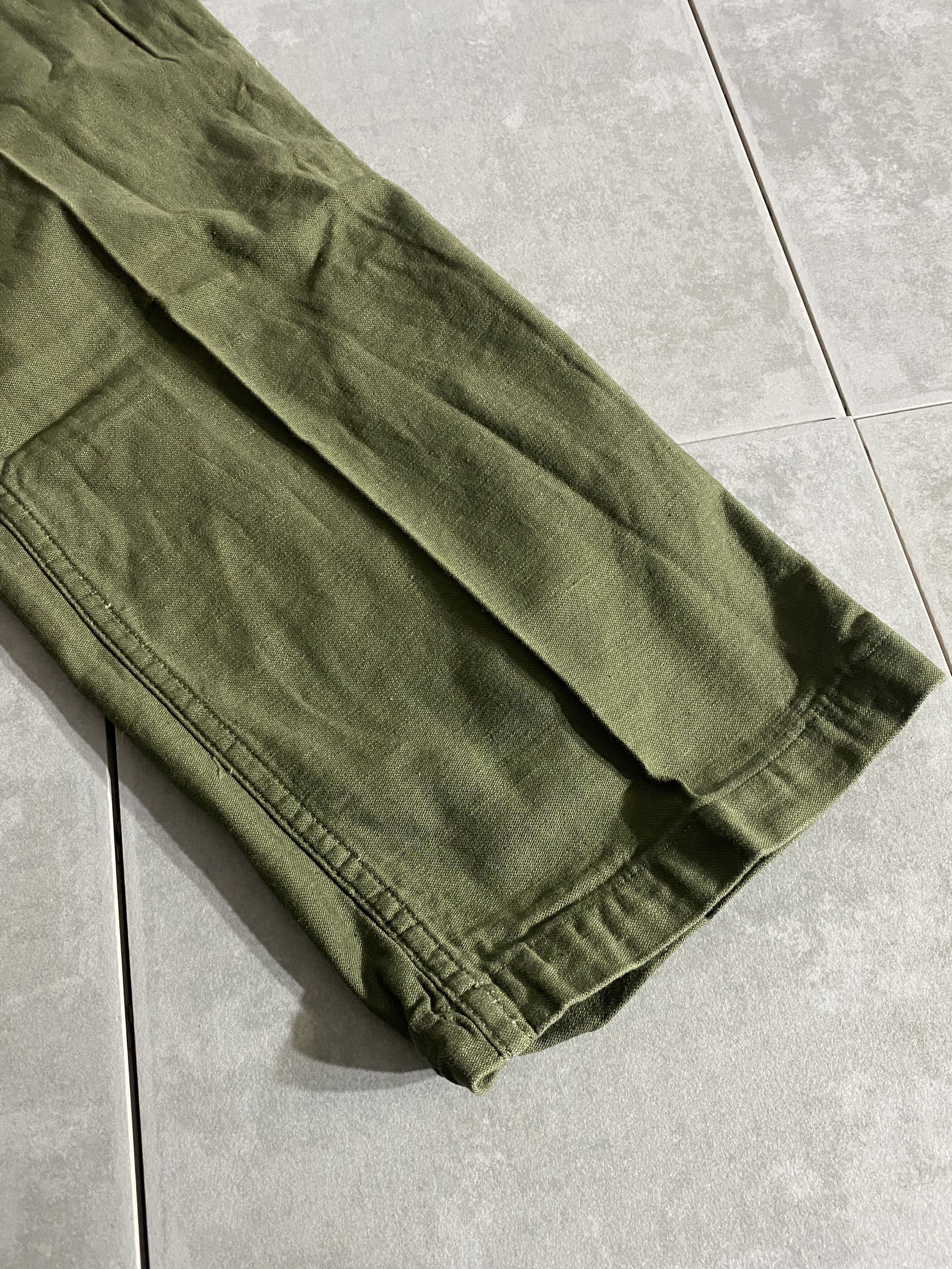 60s TROUSERS MENS COTTON SATEEN OG-107