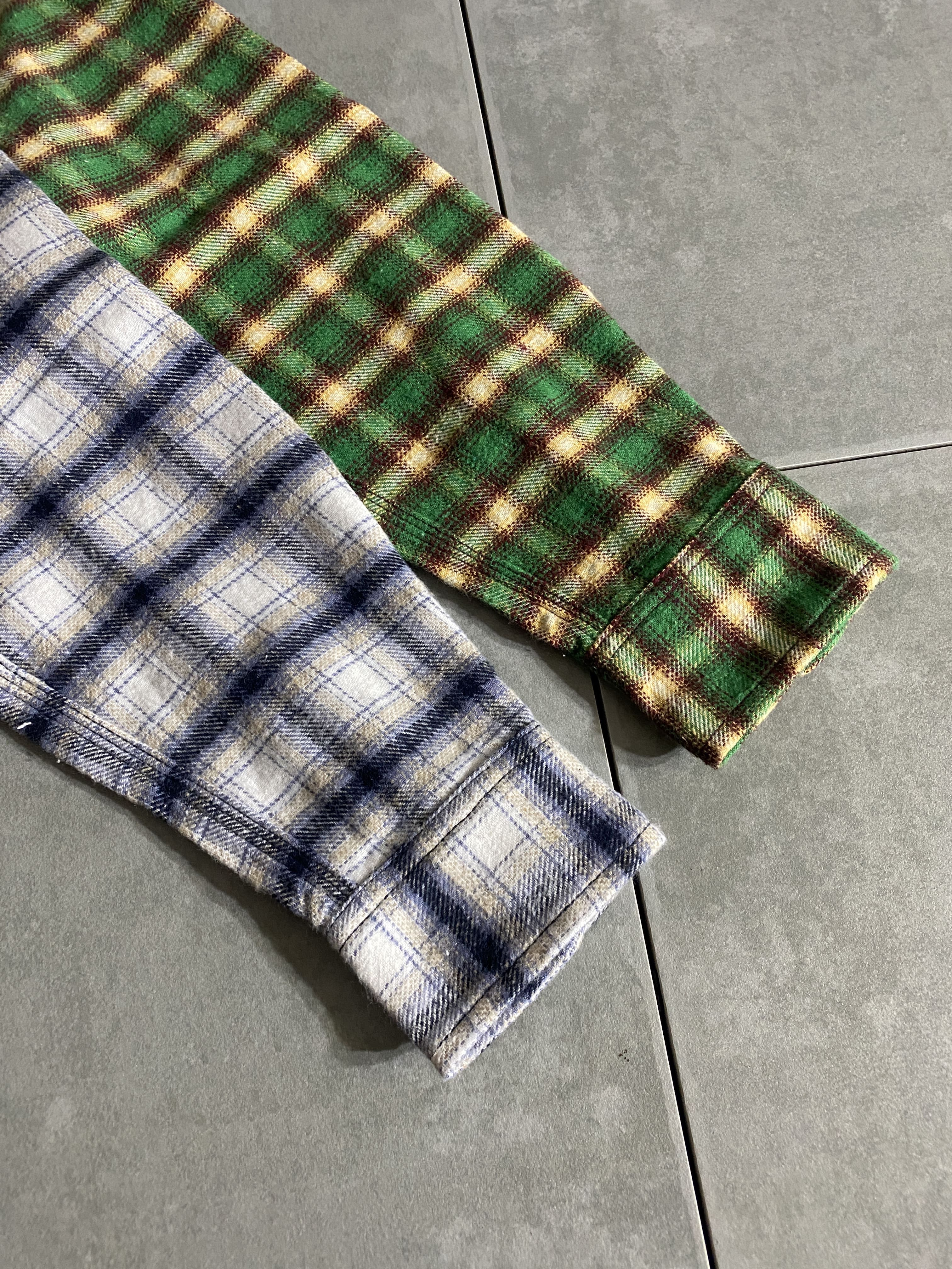 【HOUSTON】RECYCLE COTTON CHECK FLANNEL SHIRTS