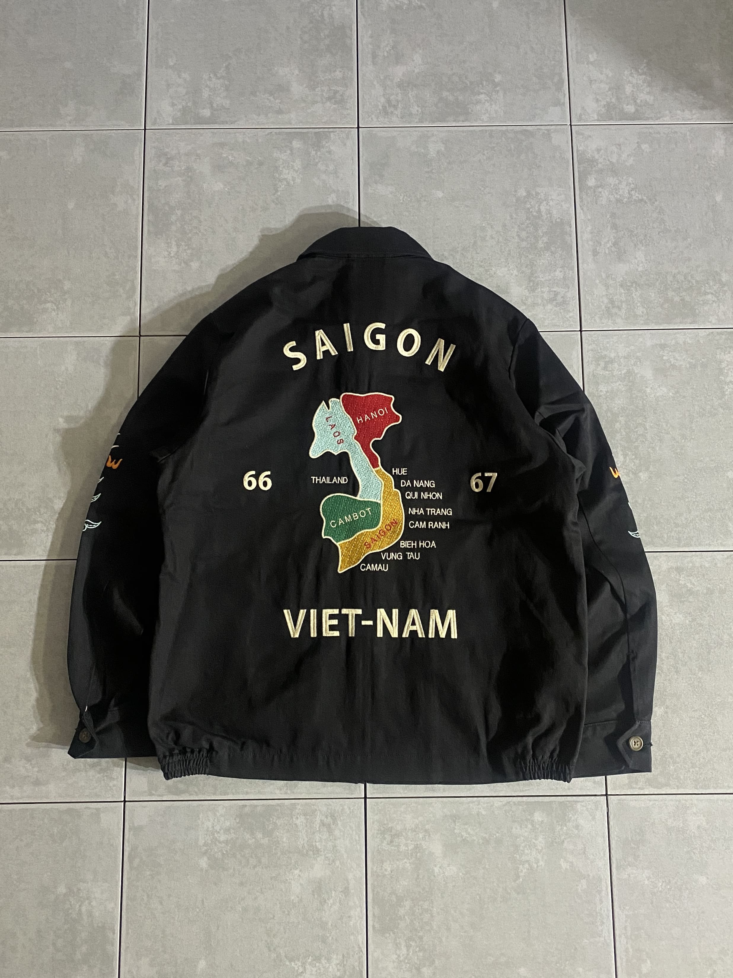 【HOUSTON】VIETNAM JACKET(MAP)