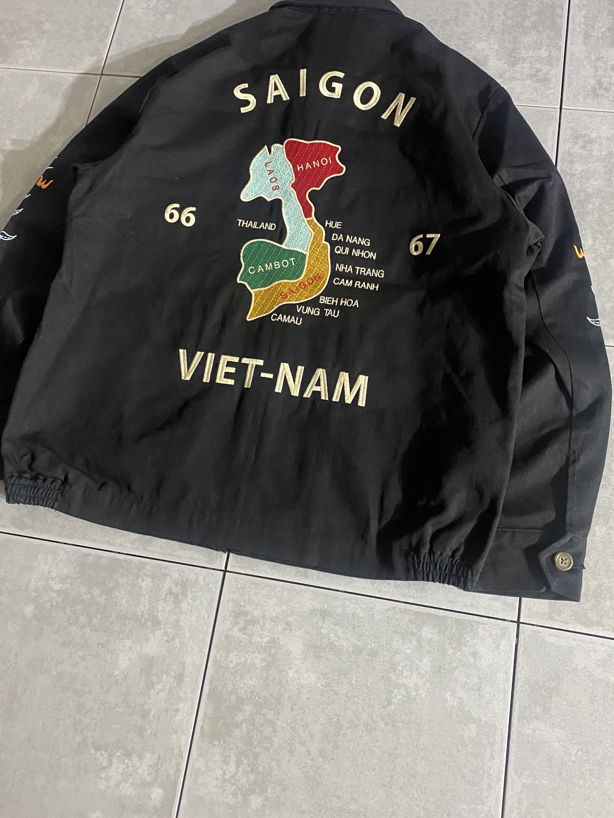 【HOUSTON】VIETNAM JACKET(MAP)