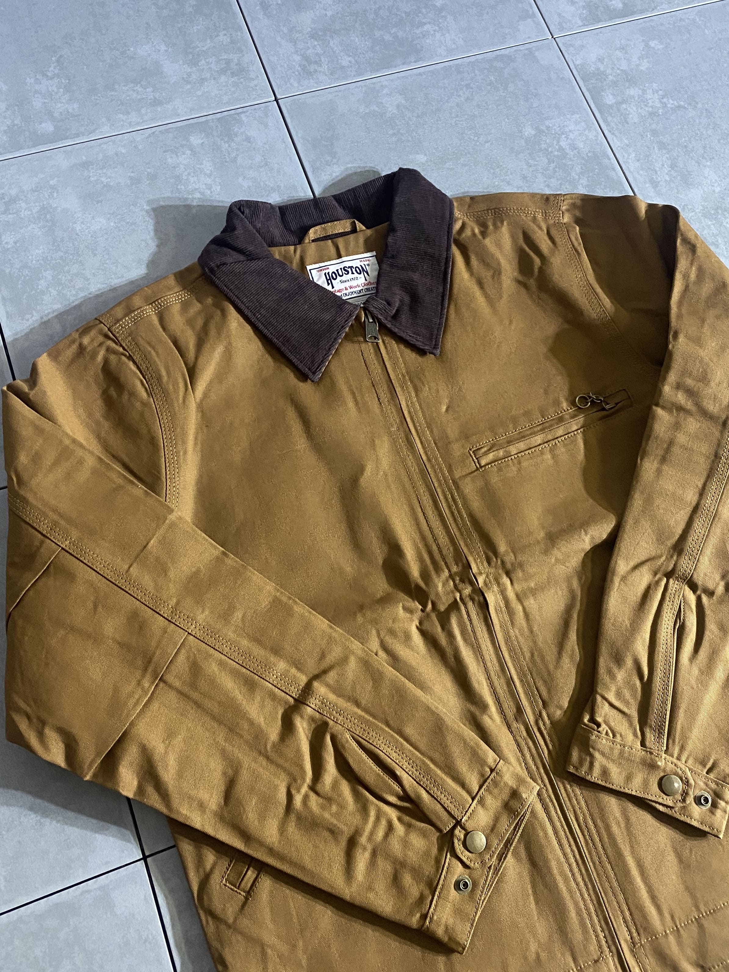 【HOUSTON】DUCK ZIP WORK JACKET