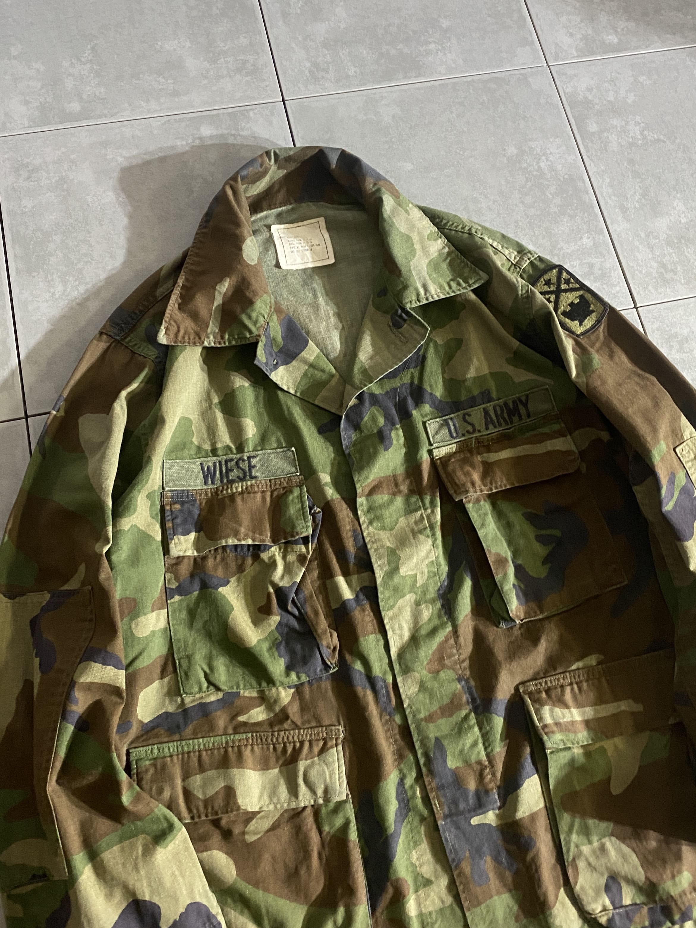 80s BDU WOODLAND CAMO JACKET 前期型