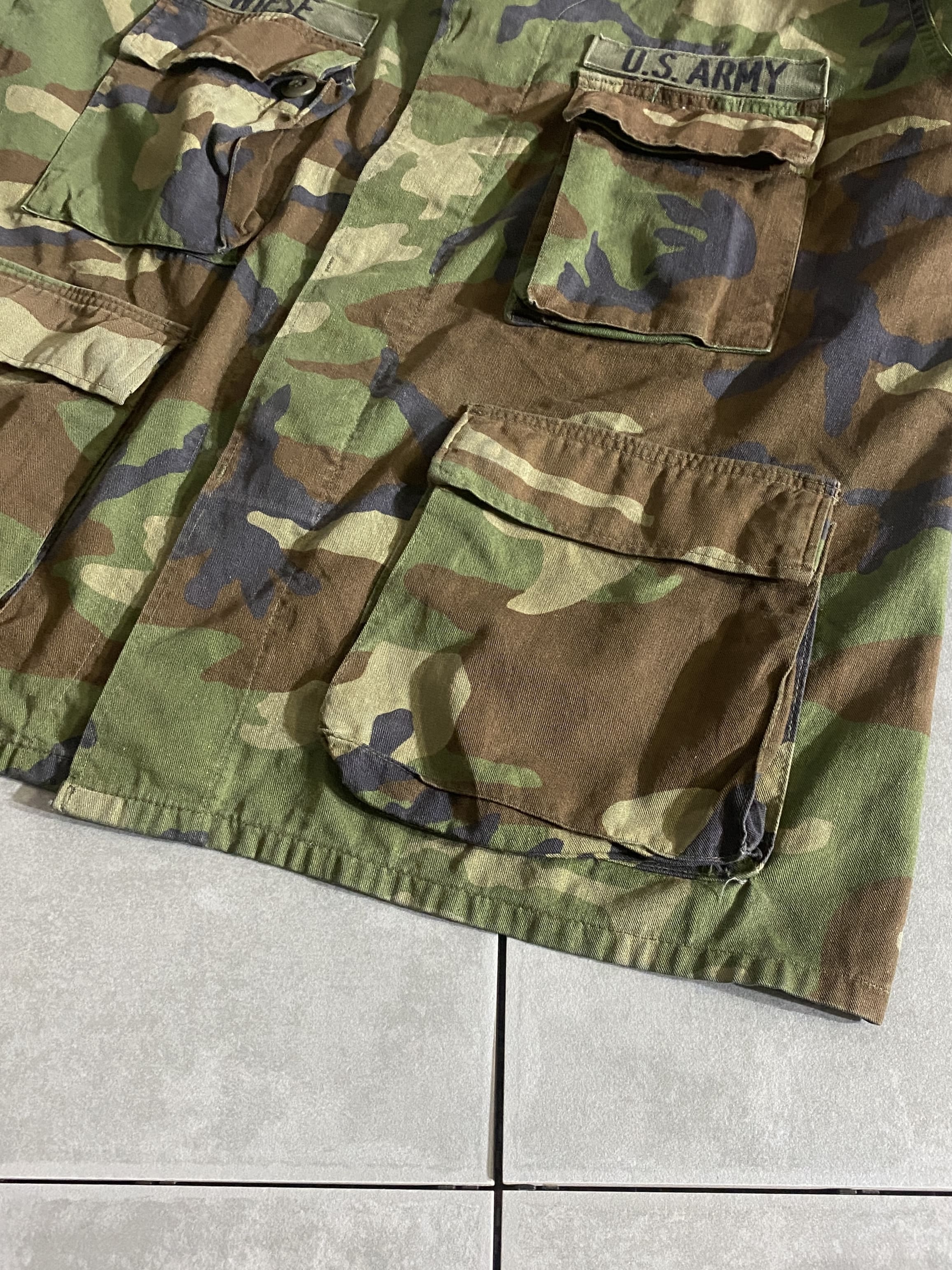 80s BDU WOODLAND CAMO JACKET 前期型