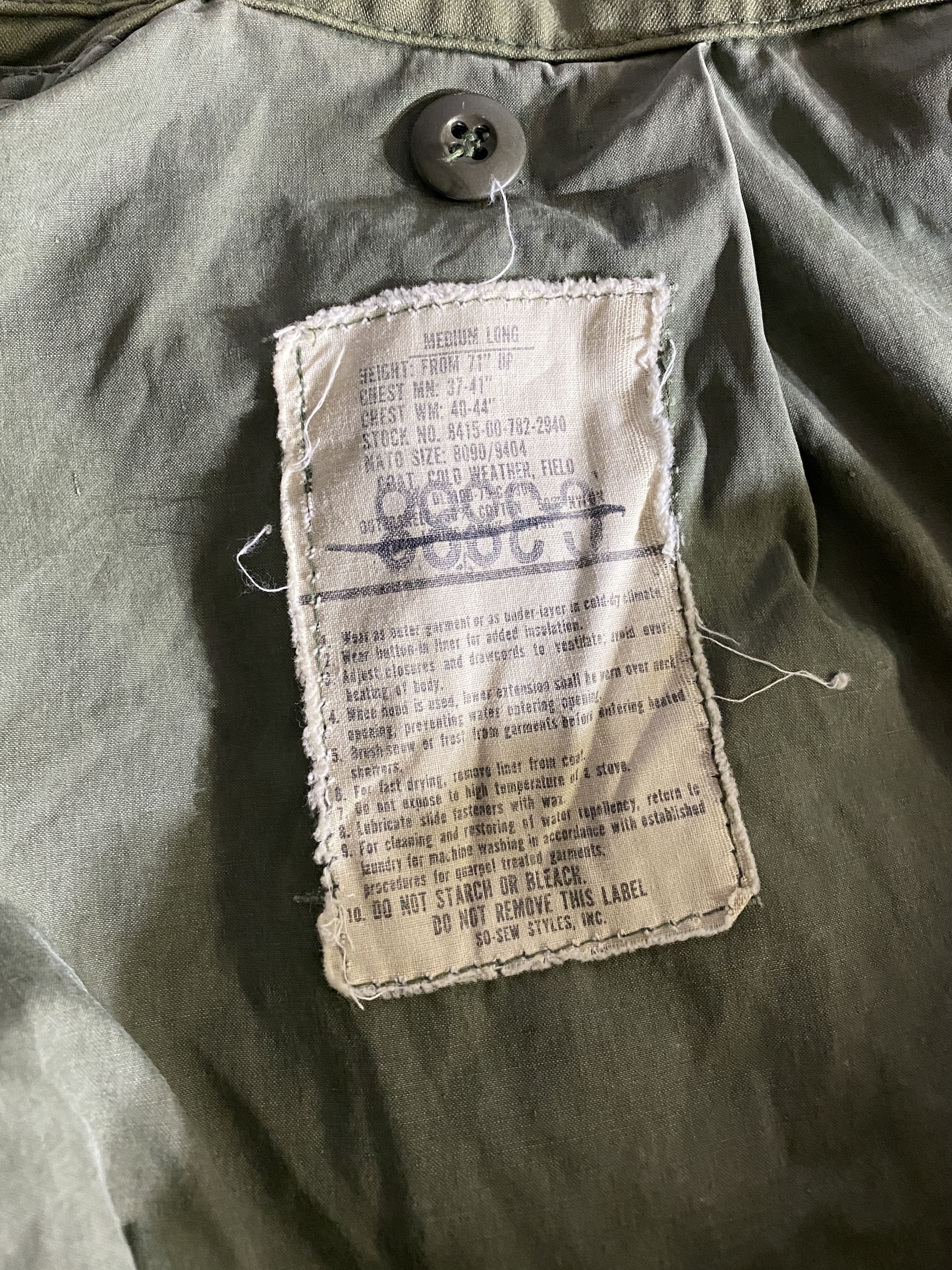 70s M-65 FIELD JACKET 3rd Model