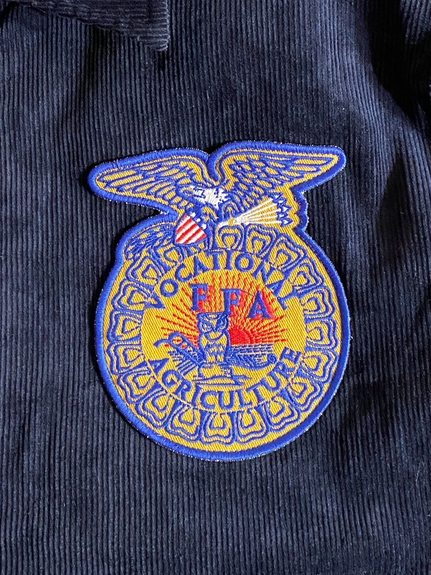 【HOUSTON】CORDUROY EMBROIDERY JACKET (FFA)