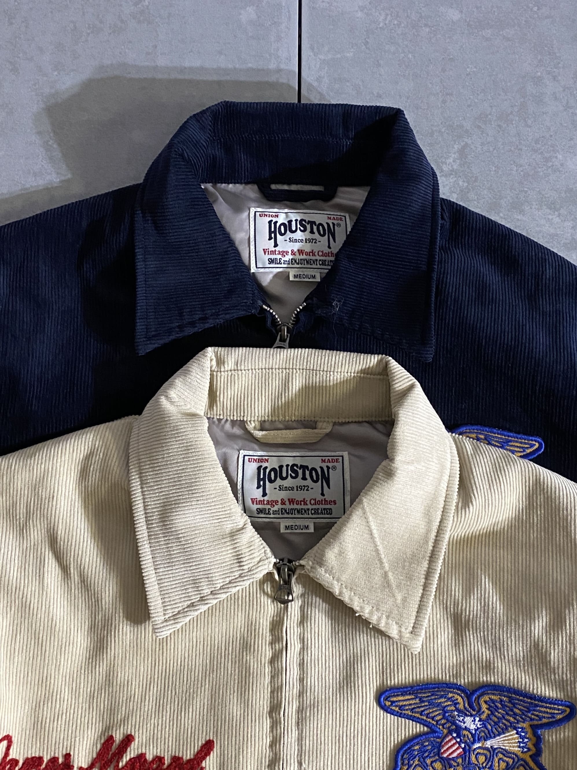 【HOUSTON】CORDUROY EMBROIDERY JACKET (FFA)