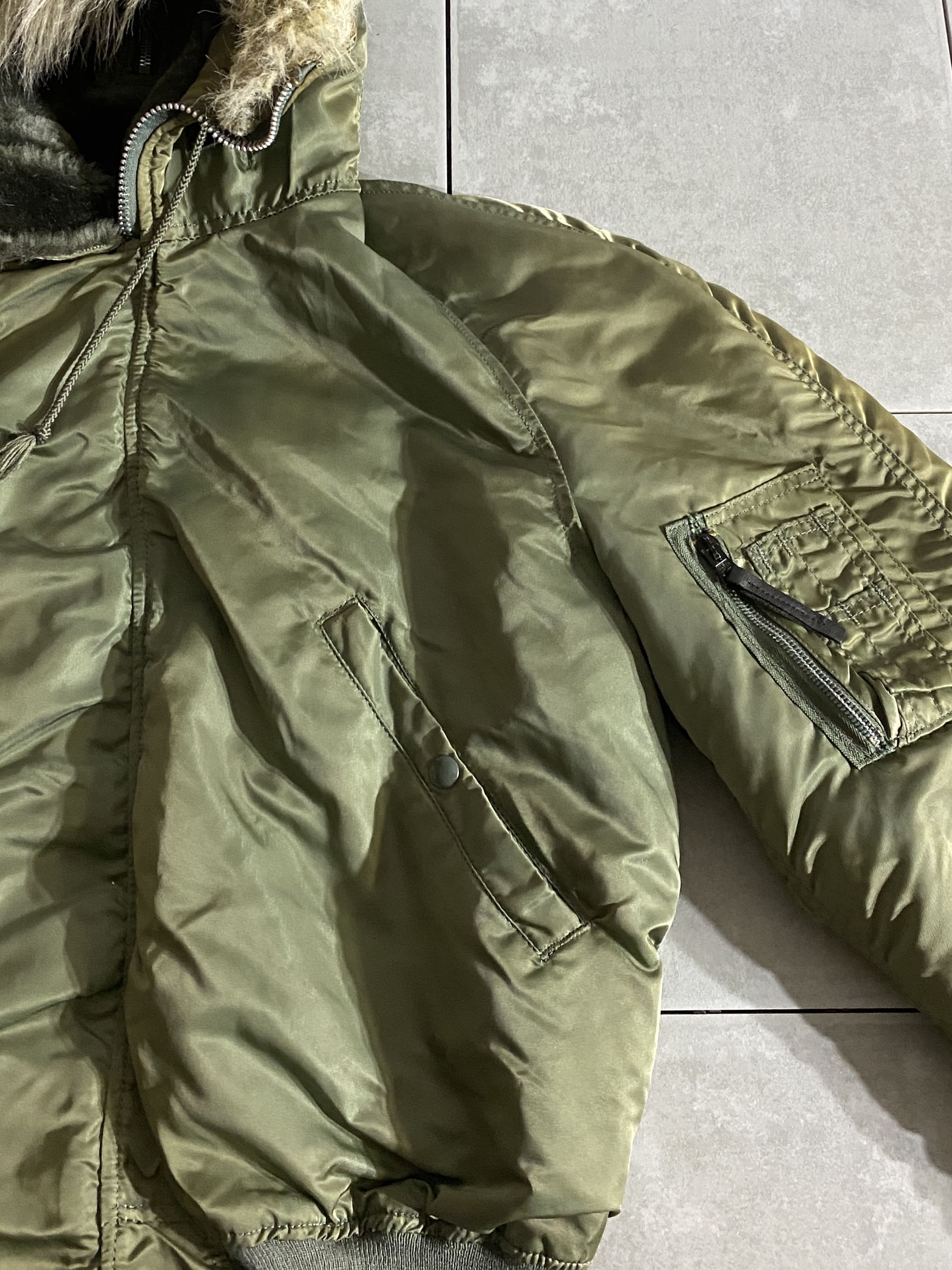 【ALPHA】N-2B FLIGHT JACKET MADE IN USA