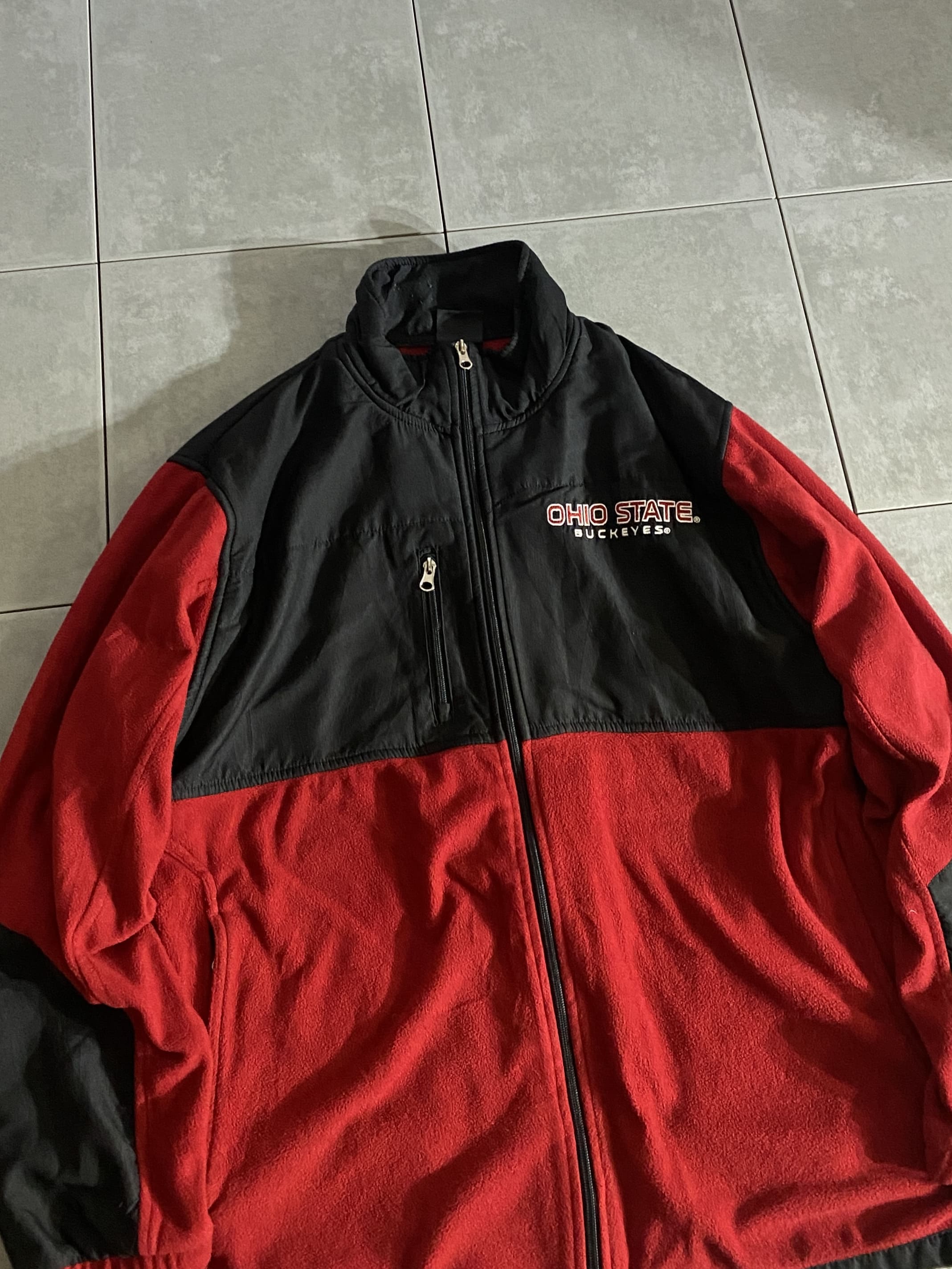 【GENUINE STUFF】college Fleece Jacket