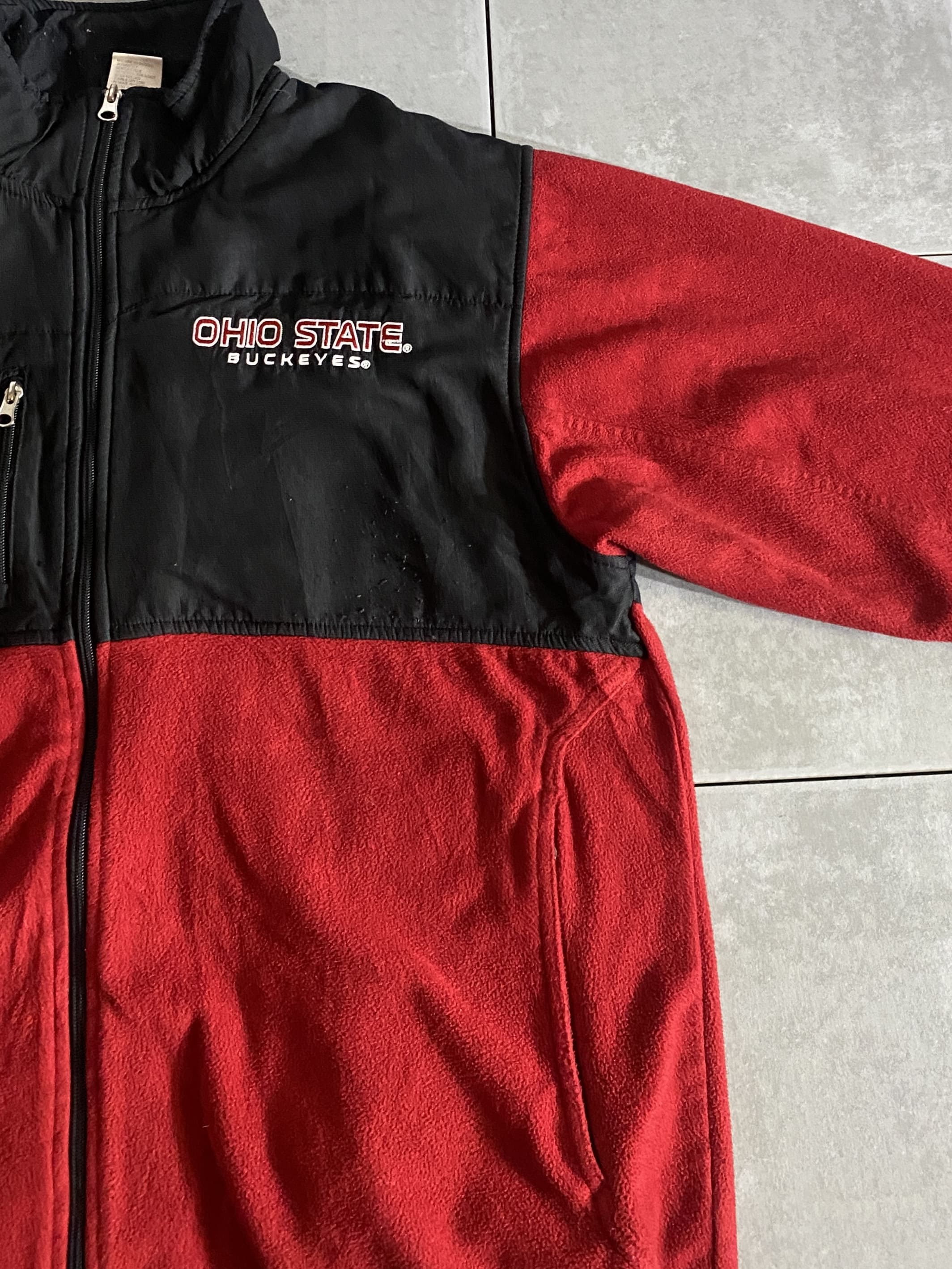 【GENUINE STUFF】college Fleece Jacket