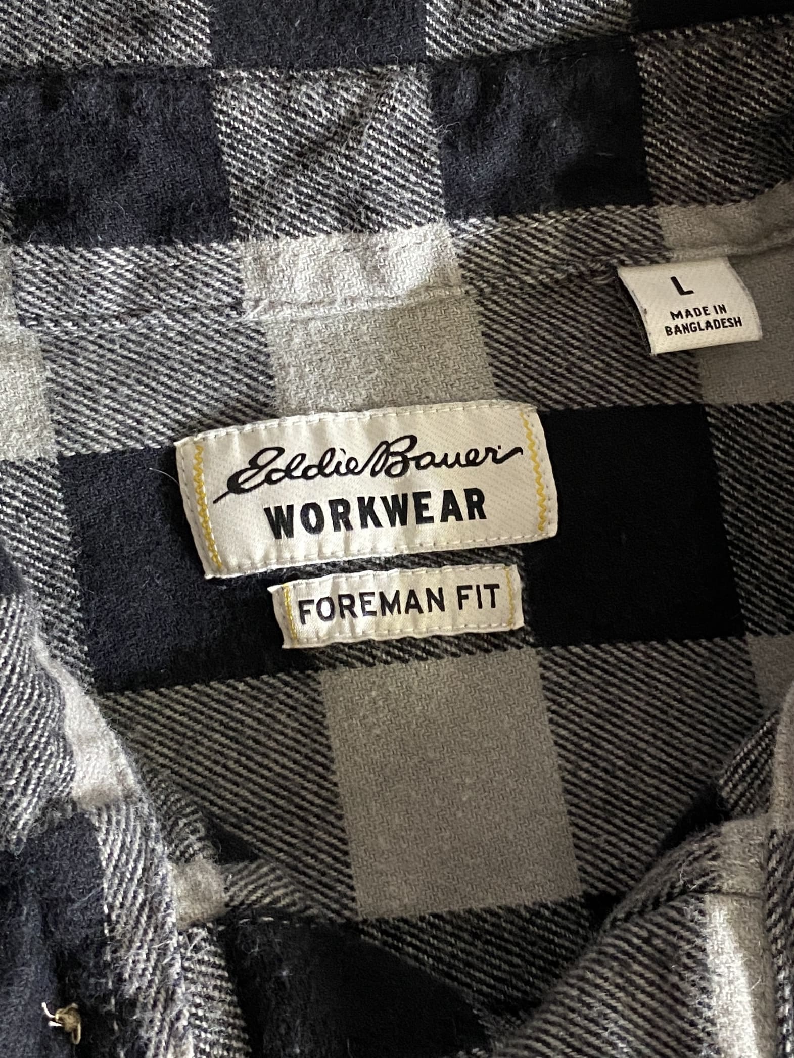 【Eddie Bauer Workwear】Flannel Shirt