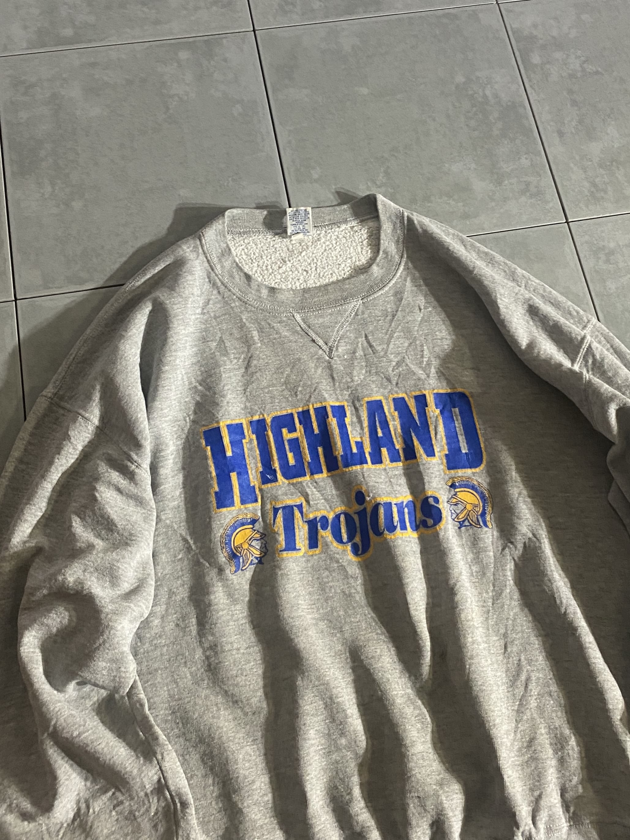 【Russell Athletic】90s HIGHLAND Trojans Sweatshirt