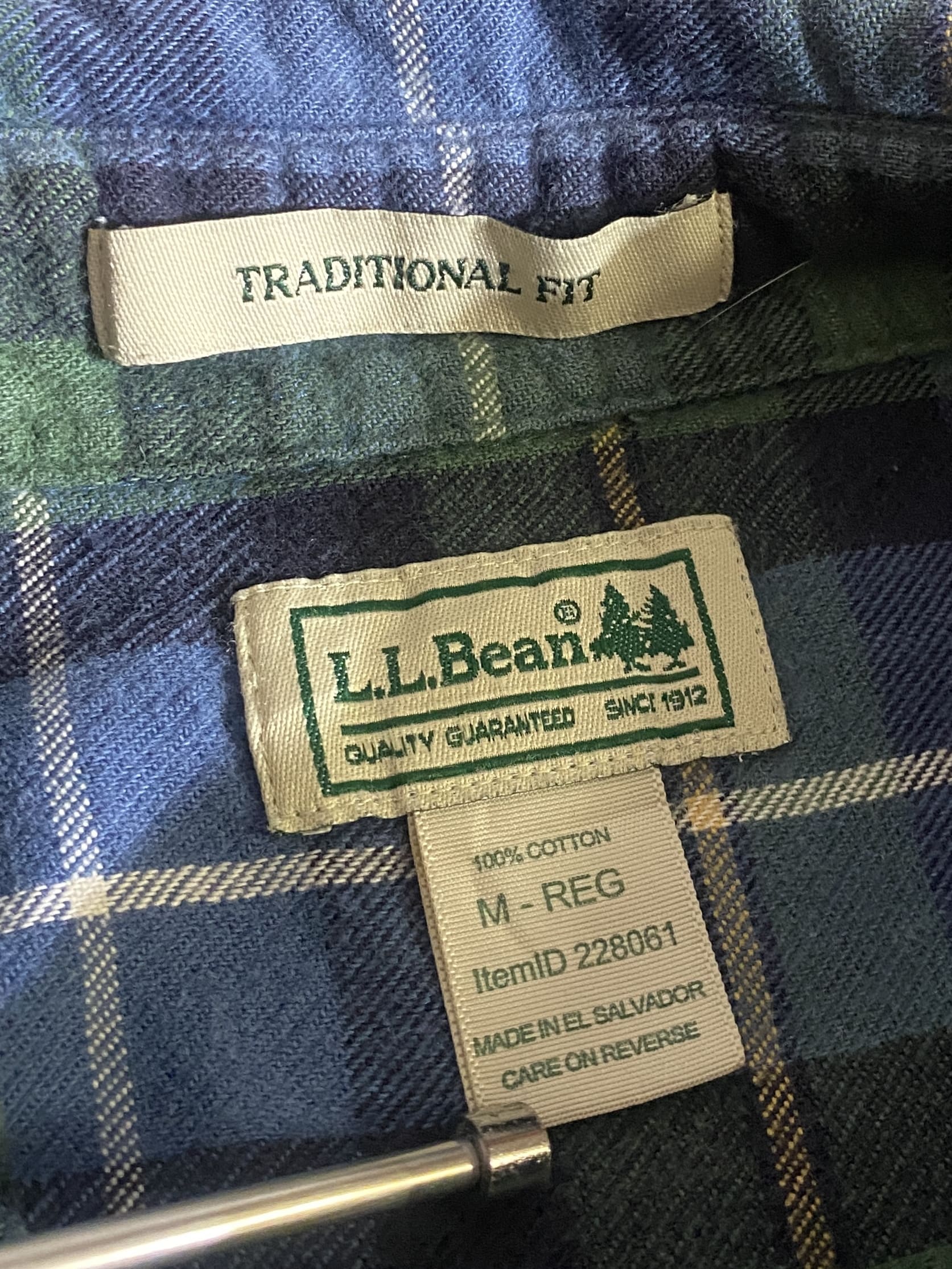 【L.L.Bean】Remake Flannel Shirt