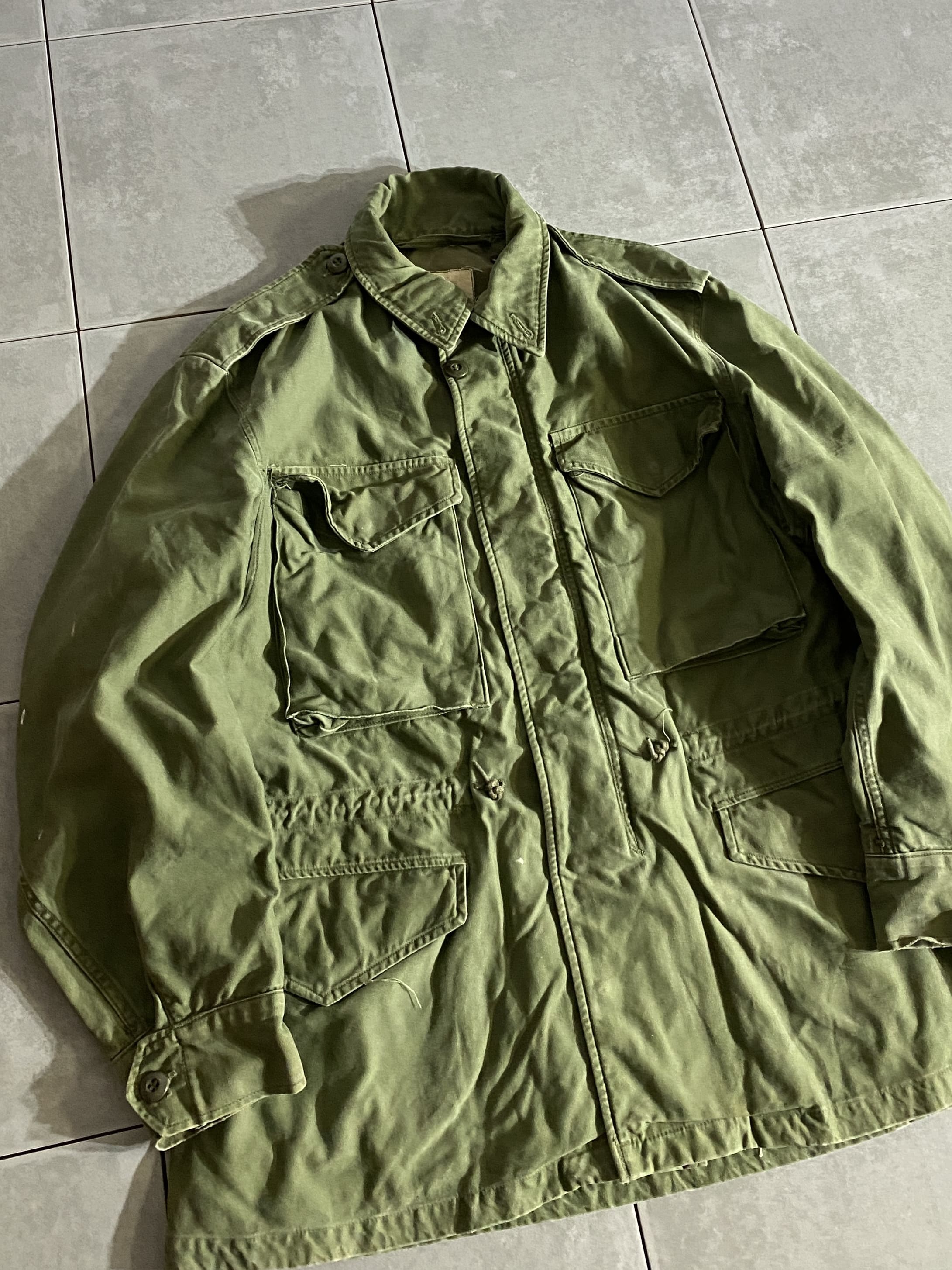 60s M-51 COTTON WIND RESISTANT SATEEN FIELD JACKET