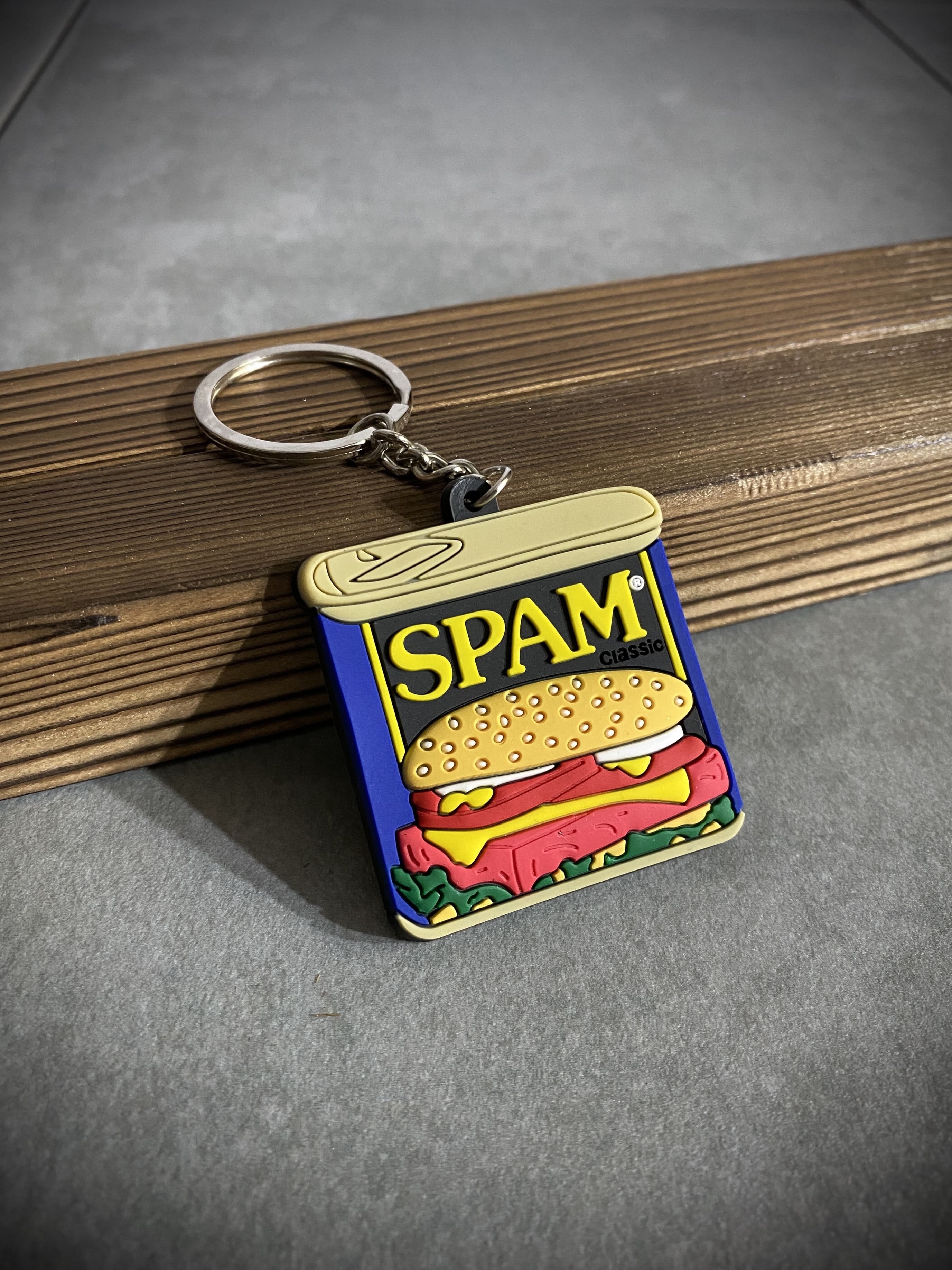 SPAM ラバーキーチェーン