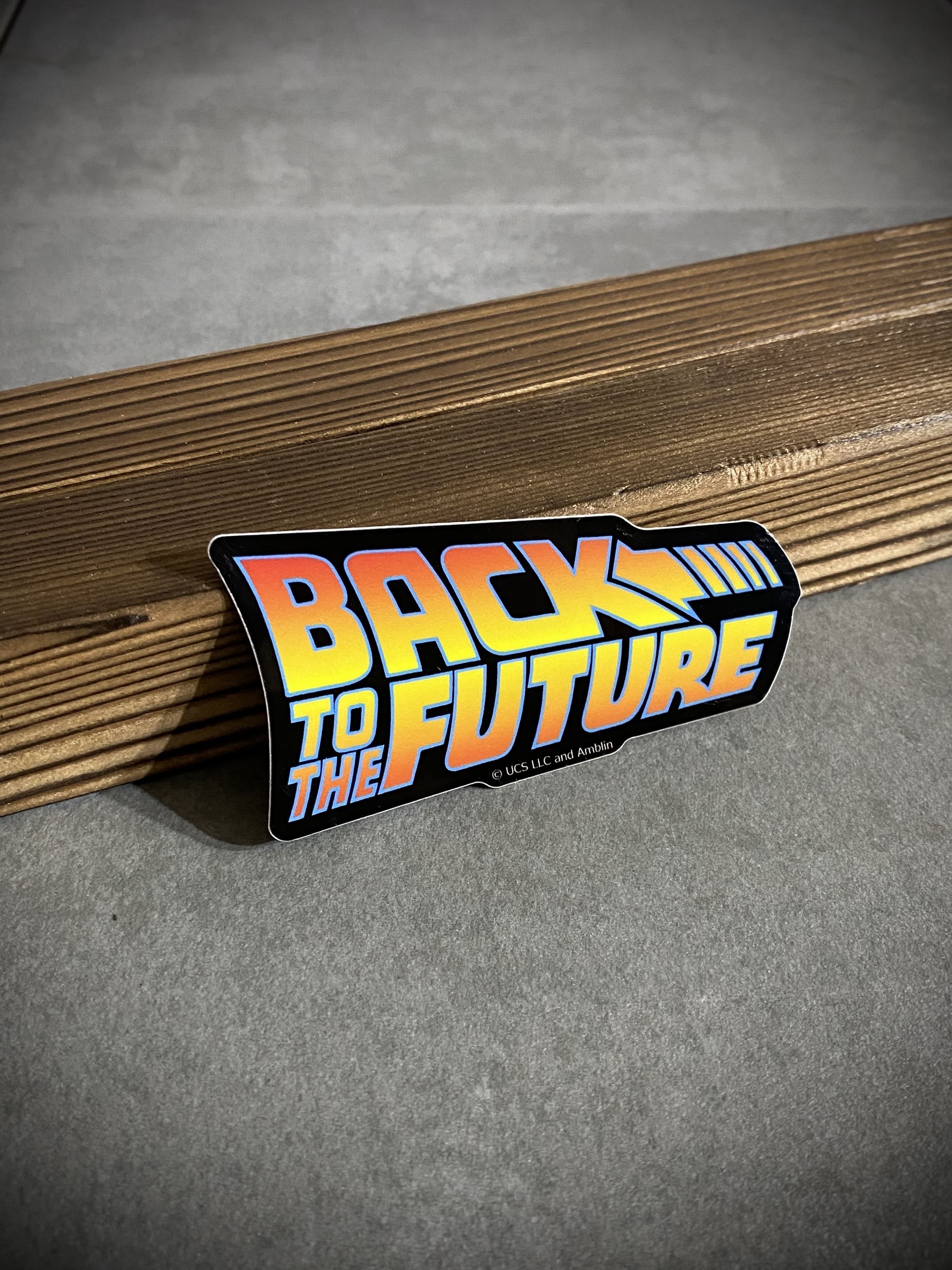 BACK TO THE FUTURE DIE-CUT STICKER