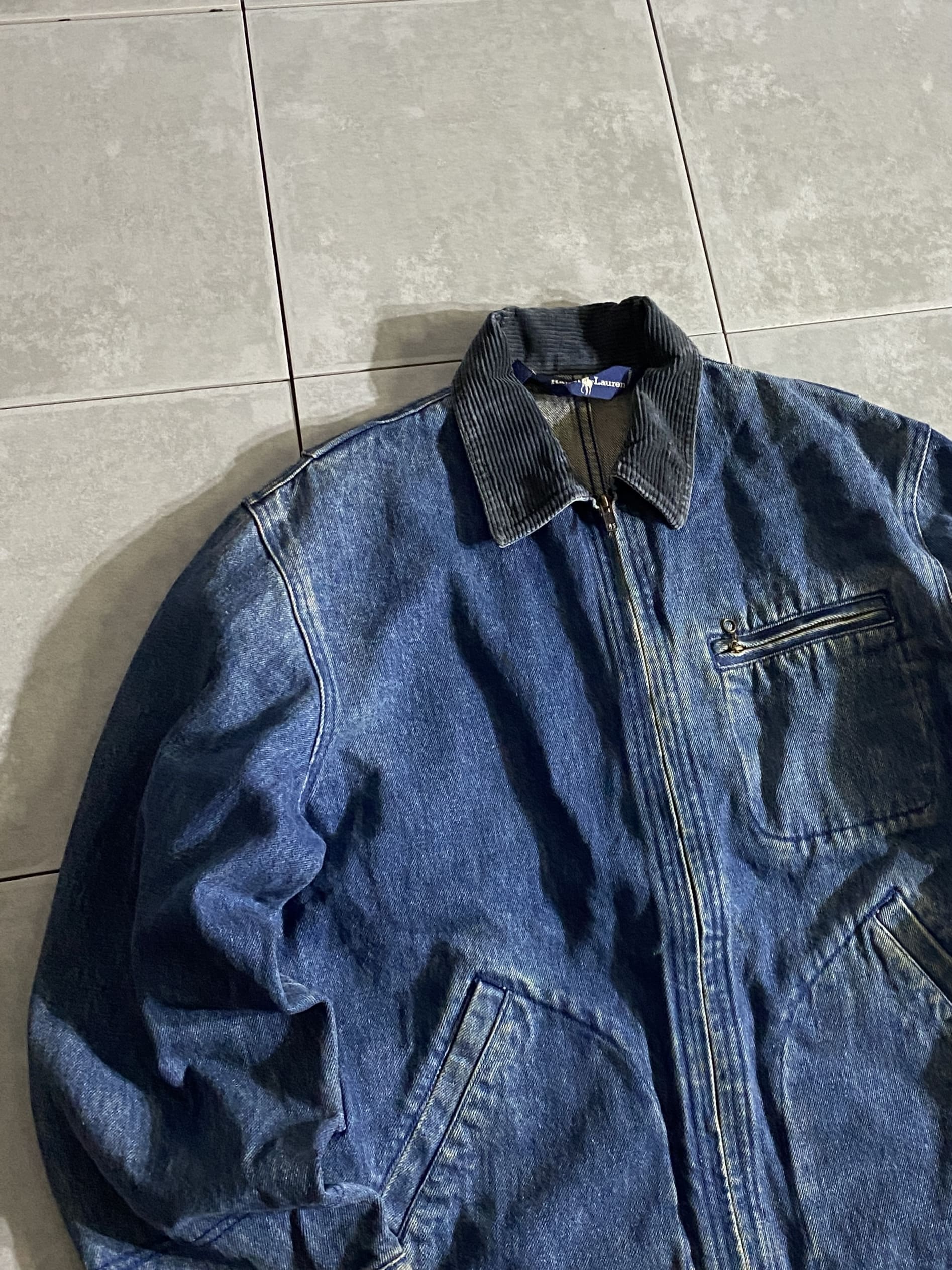 【Polo by Ralph Lauren】90s Denim Jacket Lee 91-B