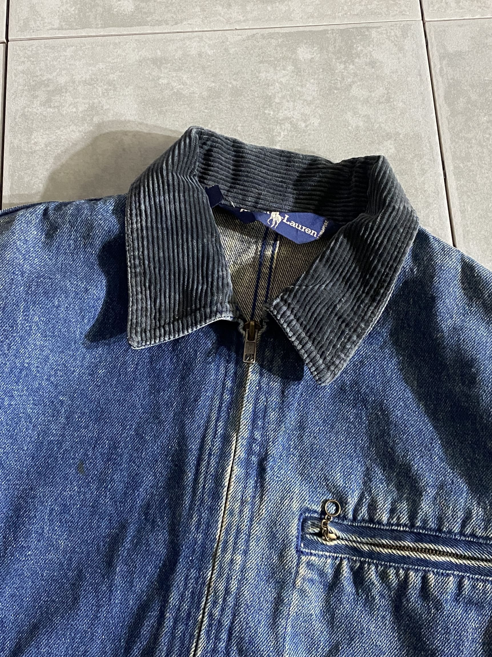 【Polo by Ralph Lauren】90s Denim Jacket Lee 91-B