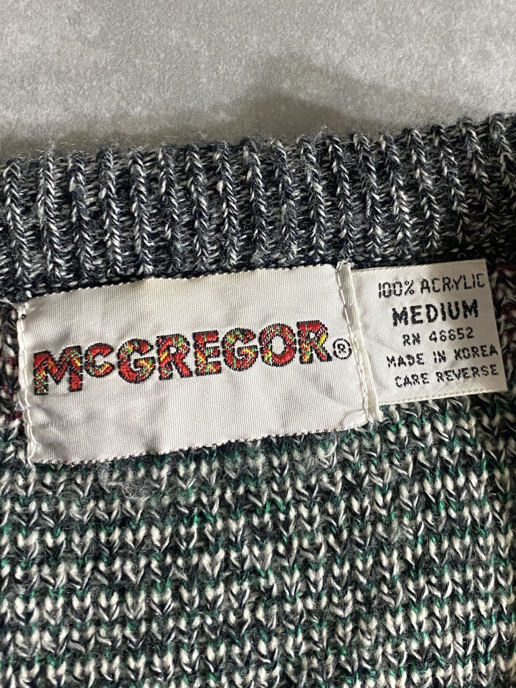 【McGREGOR】90s Acrylic Knit Sweater