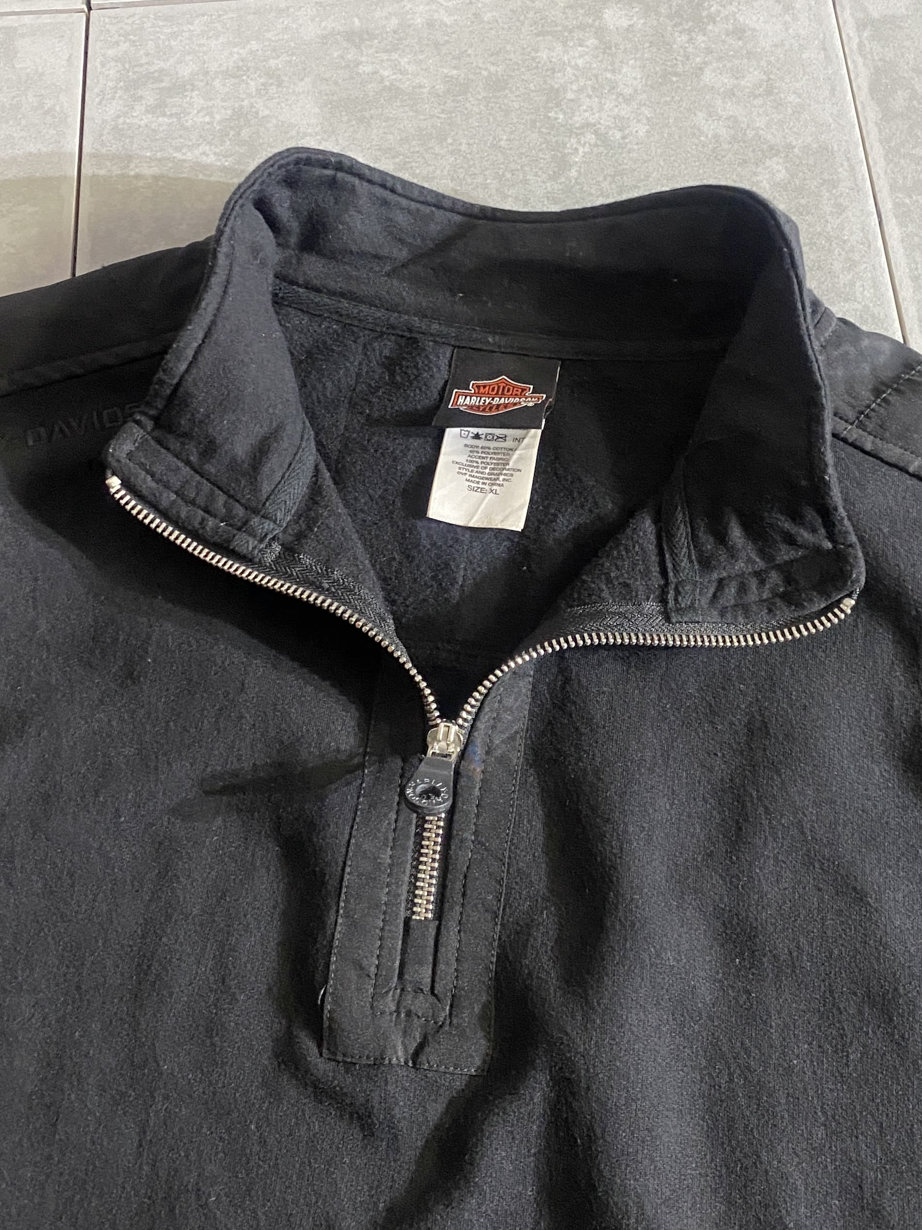 Harley-Davidson Half Zip Sweat Pullover