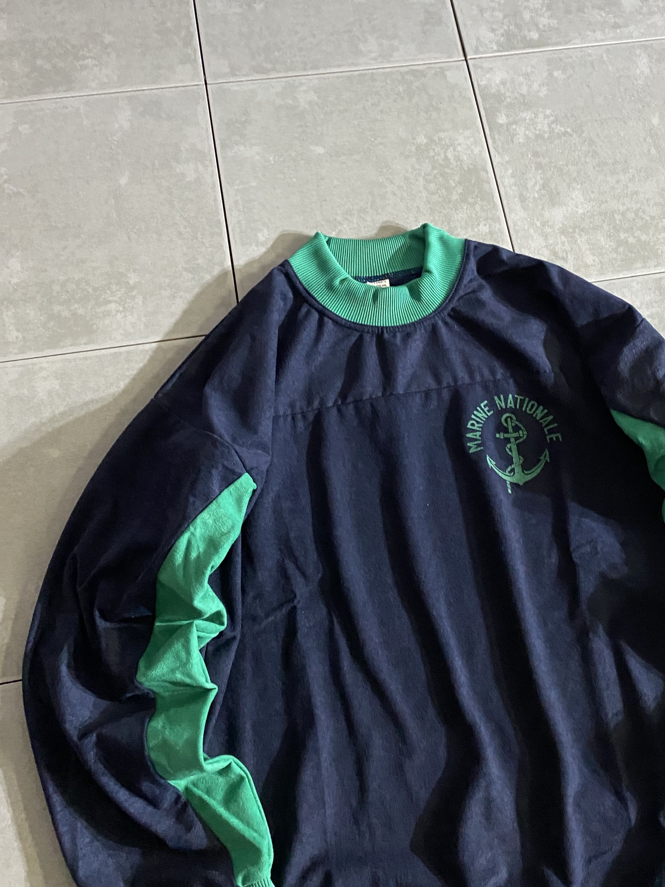 フランス海軍 VELVETEEN Training Sweatshirt