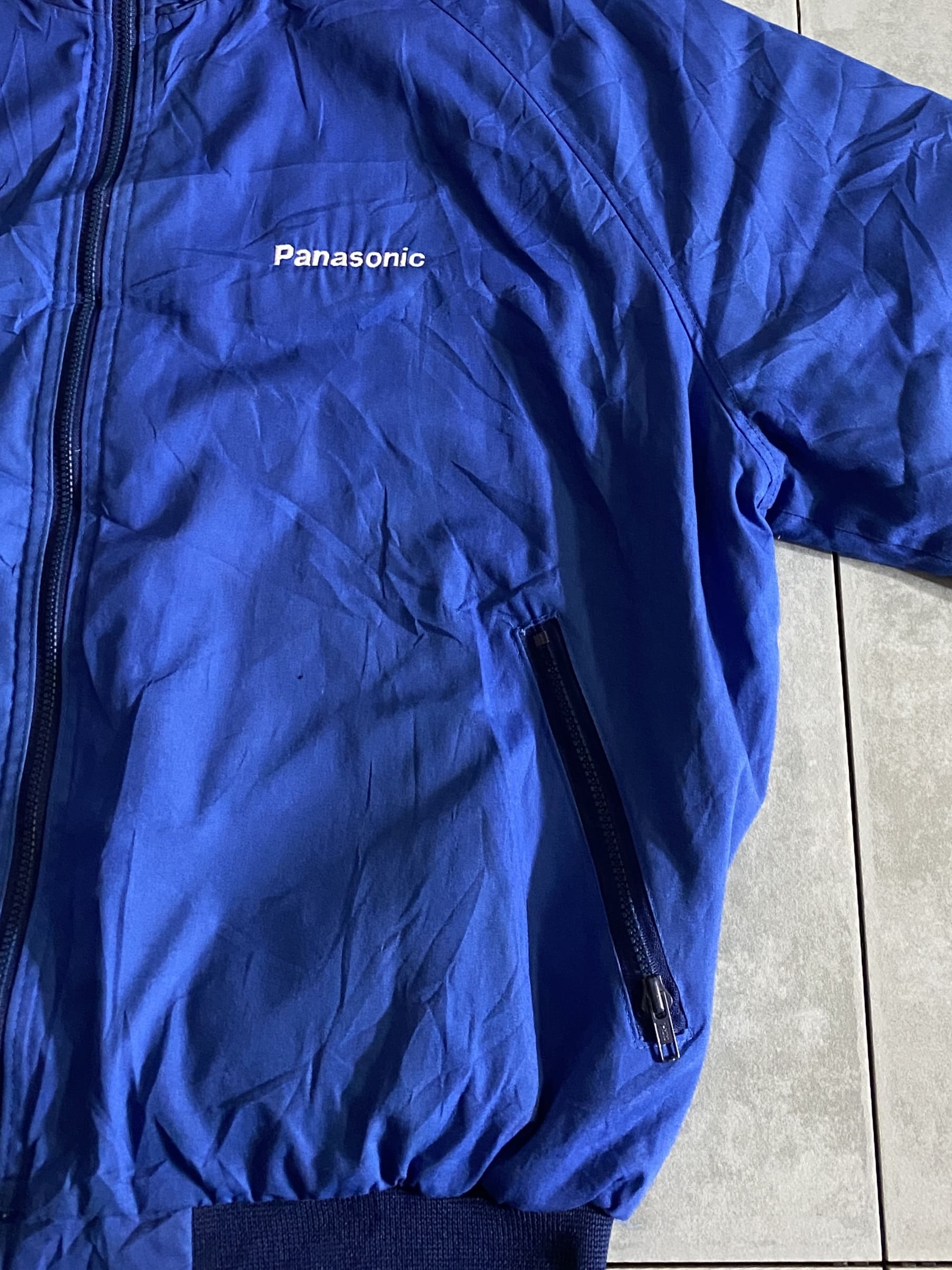 【HILTON】90s Panasonic Track Jacket Made in USA