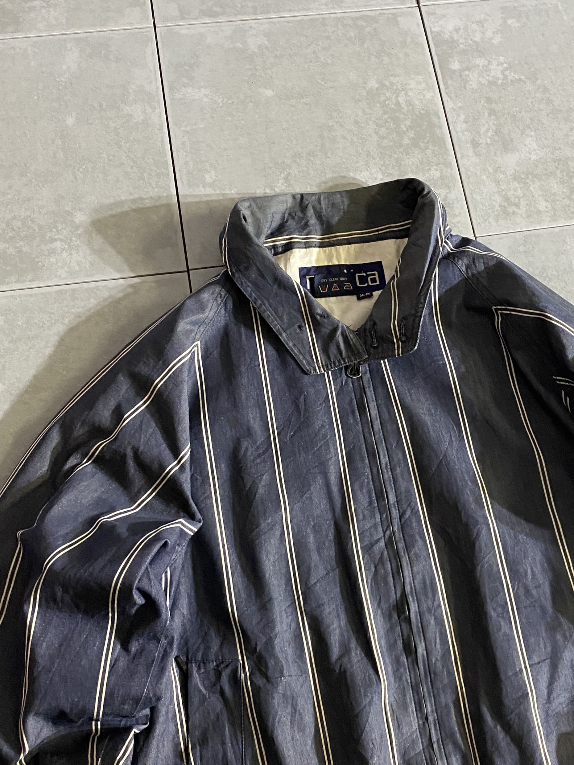 【NAUTICA】90s Striped Harrington Jacket