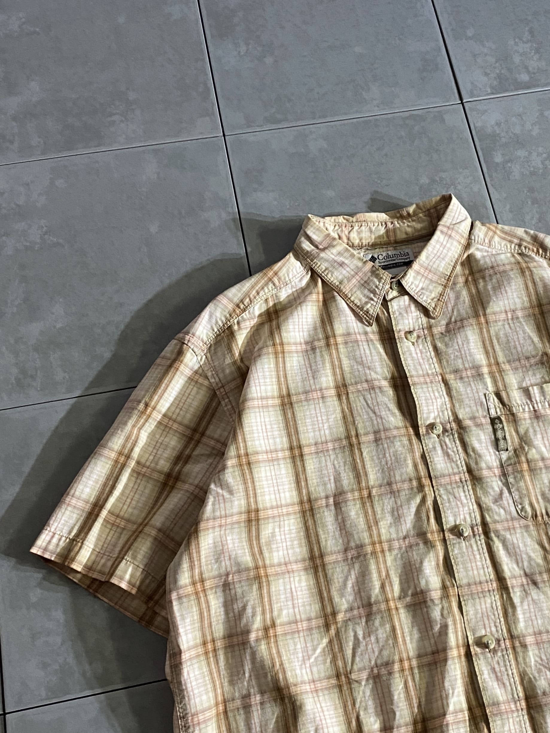 【Columbia】S/S Check Shirt