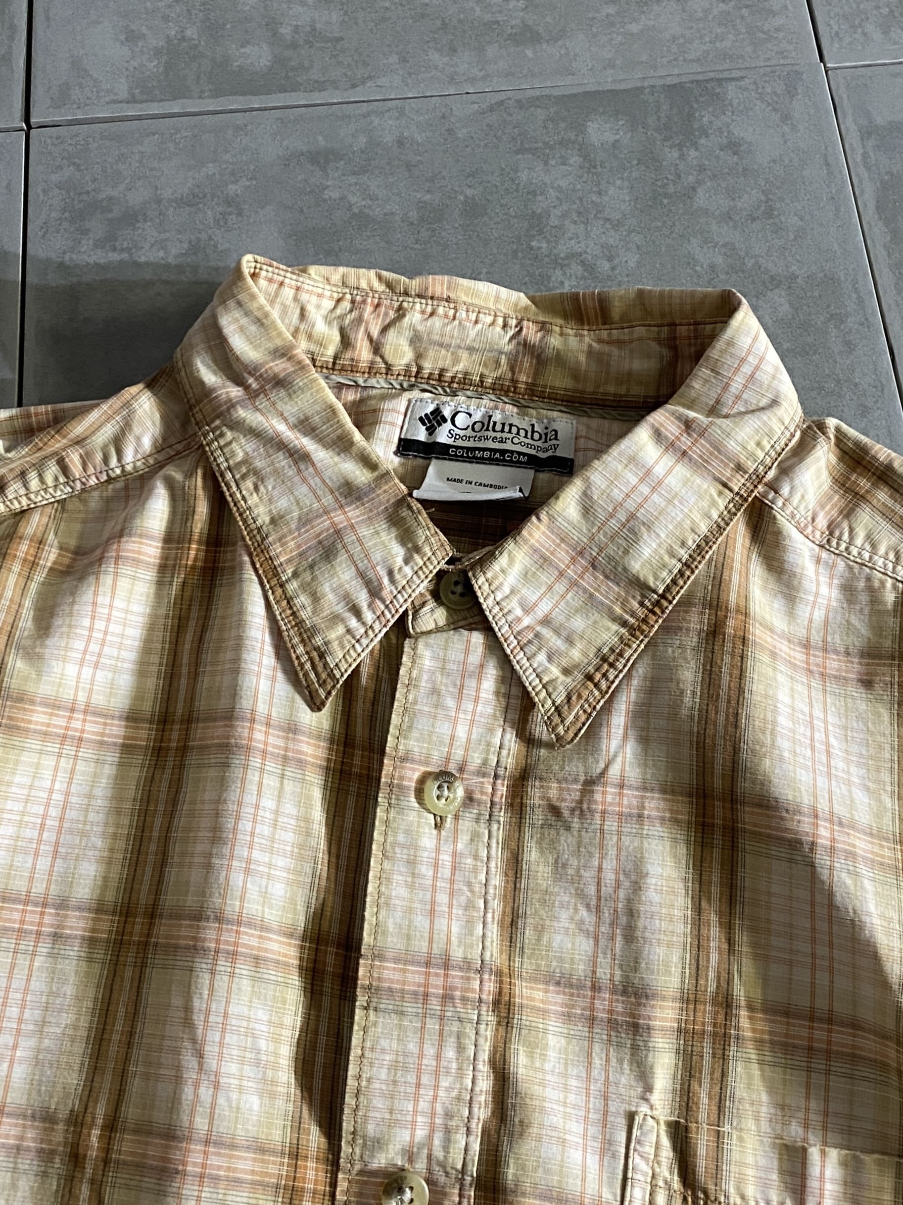 【Columbia】S/S Check Shirt