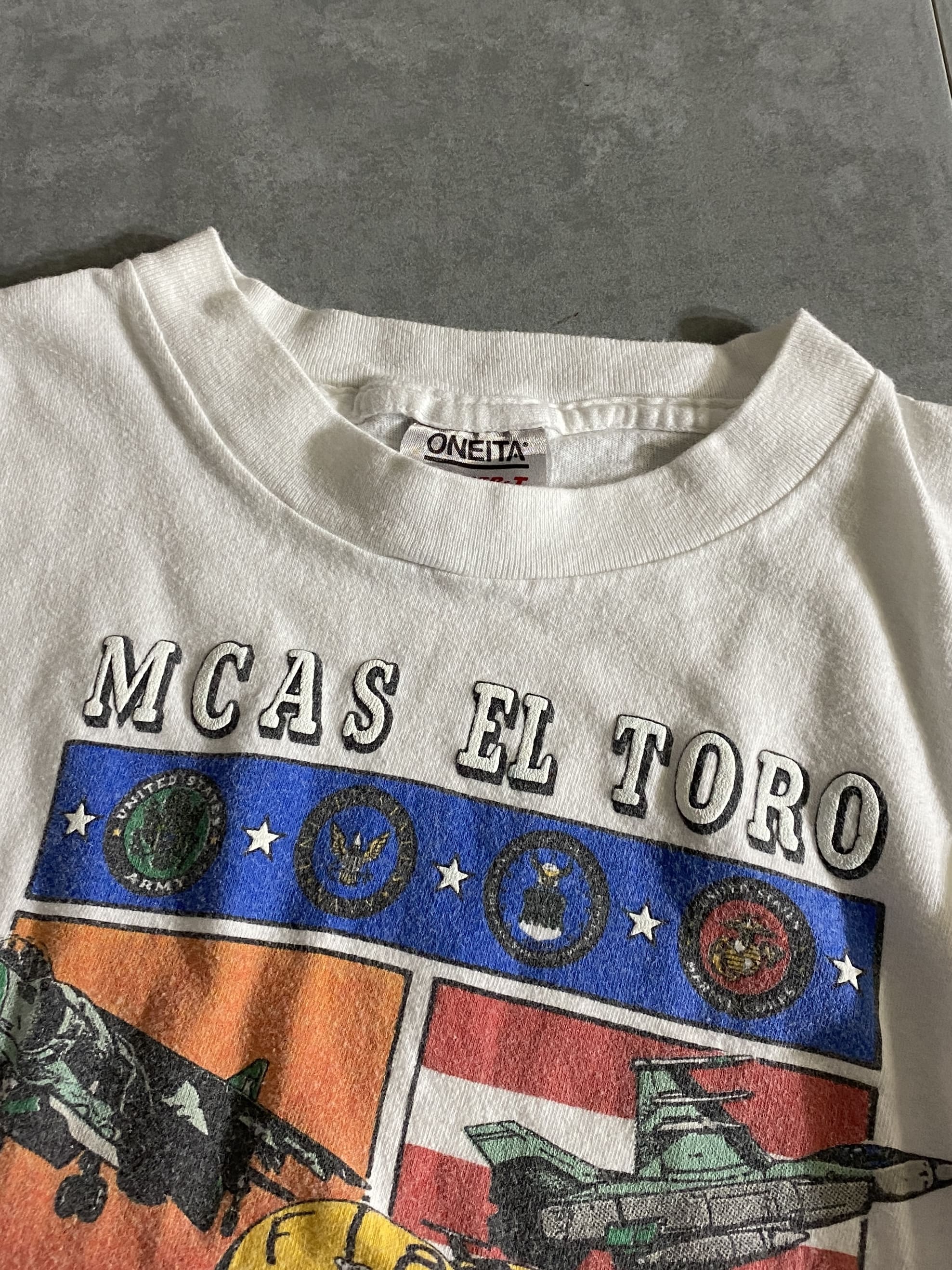 【ONEITA】90s AIR SHOW 1991 S/S Tee Made in USA