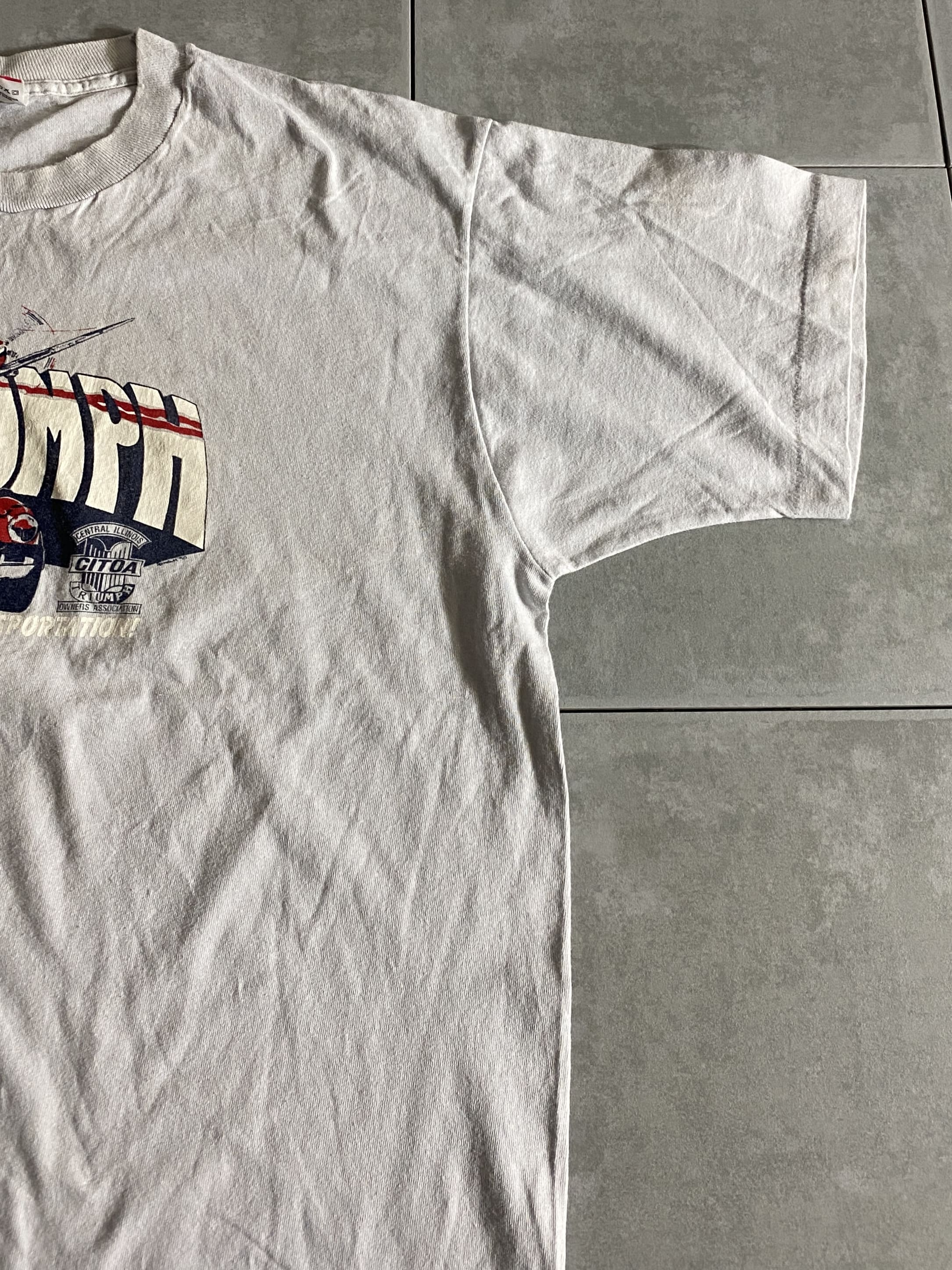 【FRUIT OF THE LOOM】90s TRIUMPH S/S Tee Made in USA