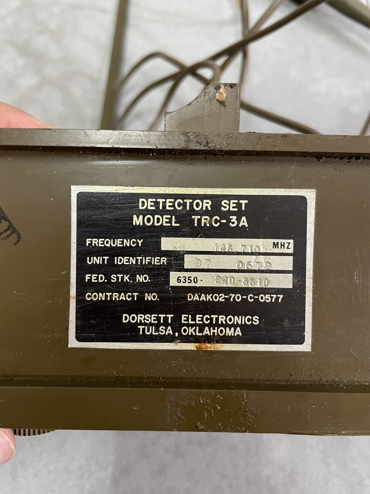 【一品堂】DETECTOR SET MODEL TRC-3A 地震検知器