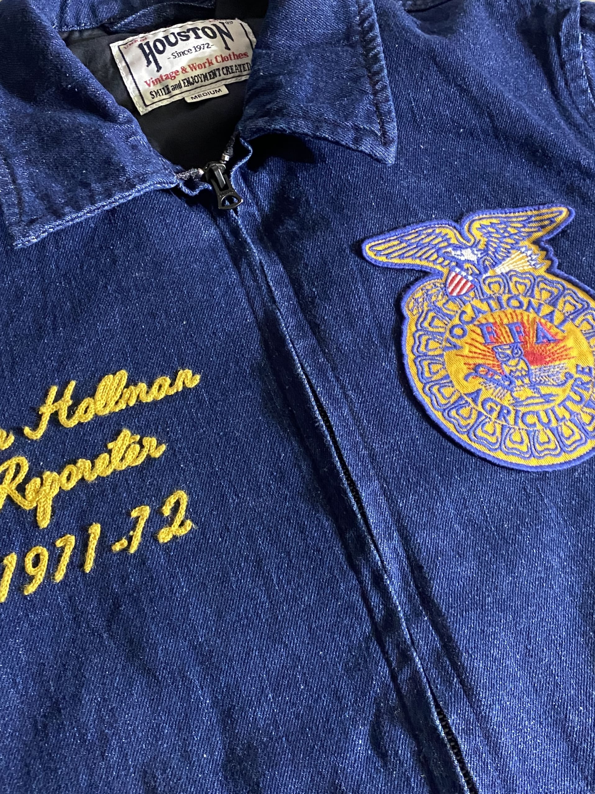 【HOUSTON】DENIM FFA JACKET