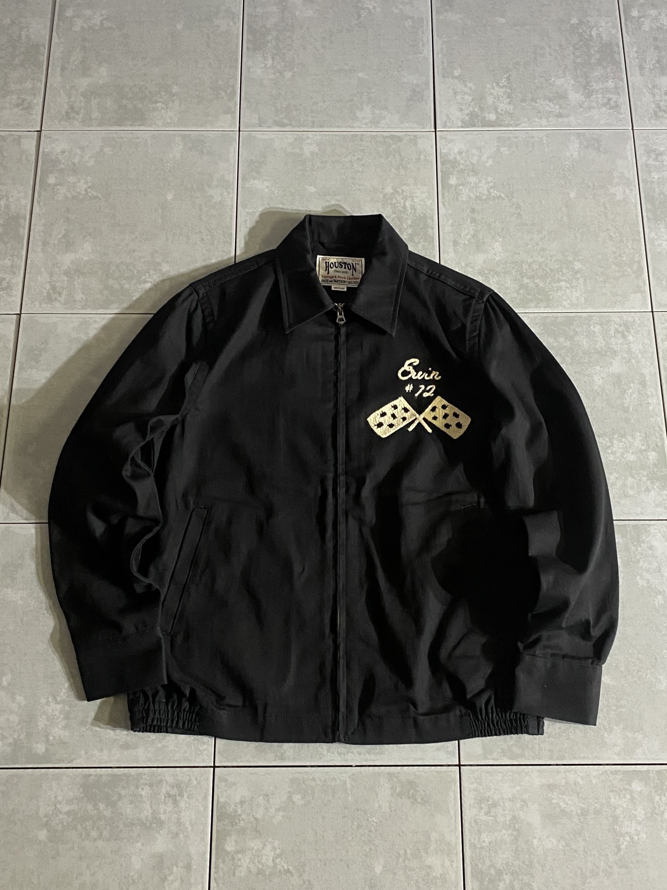 【HOUSTON】EMB HARRINGTON JACKET(METROPOLITAN) 