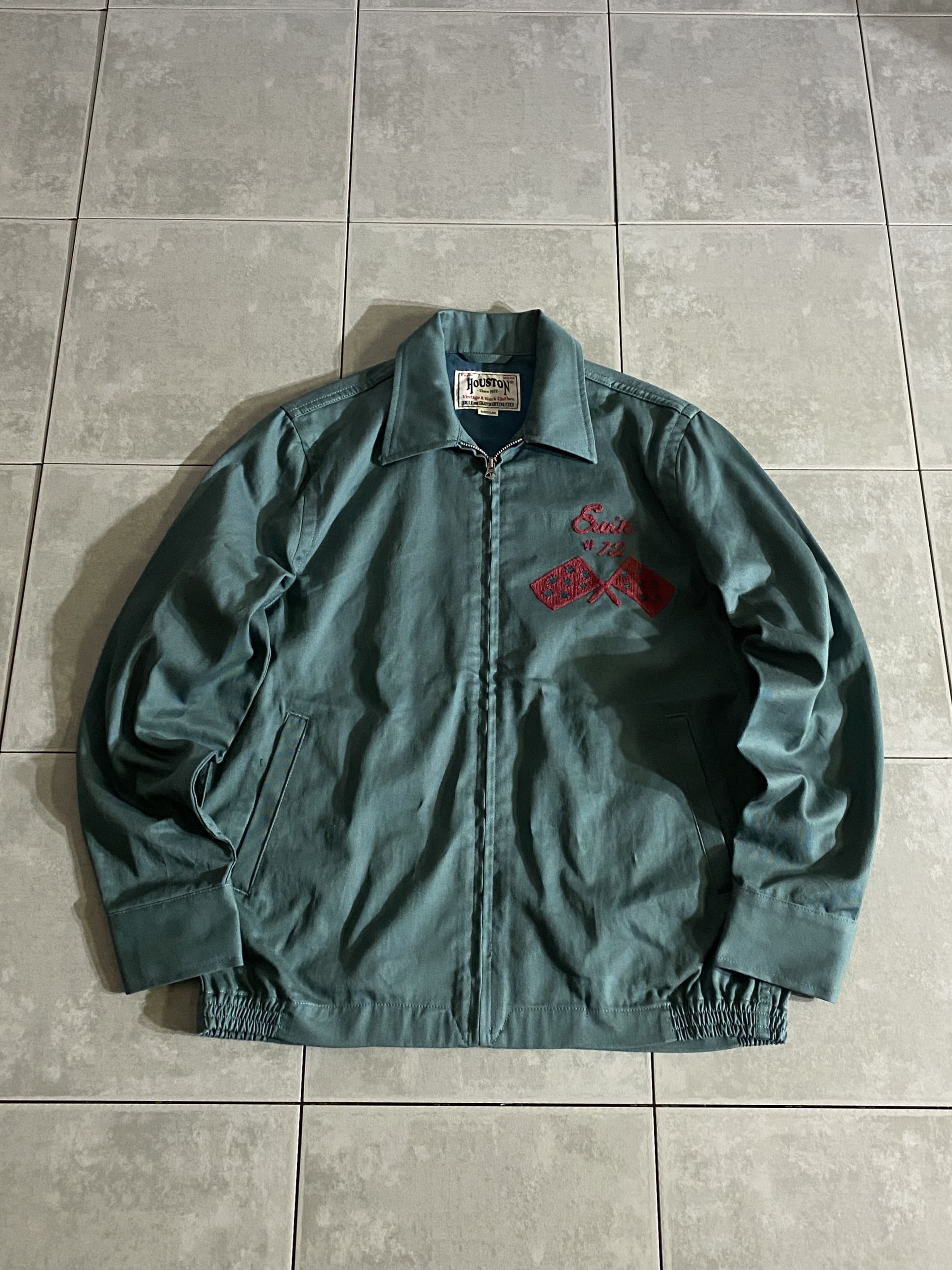 【HOUSTON】EMB HARRINGTON JACKET(METROPOLITAN) 