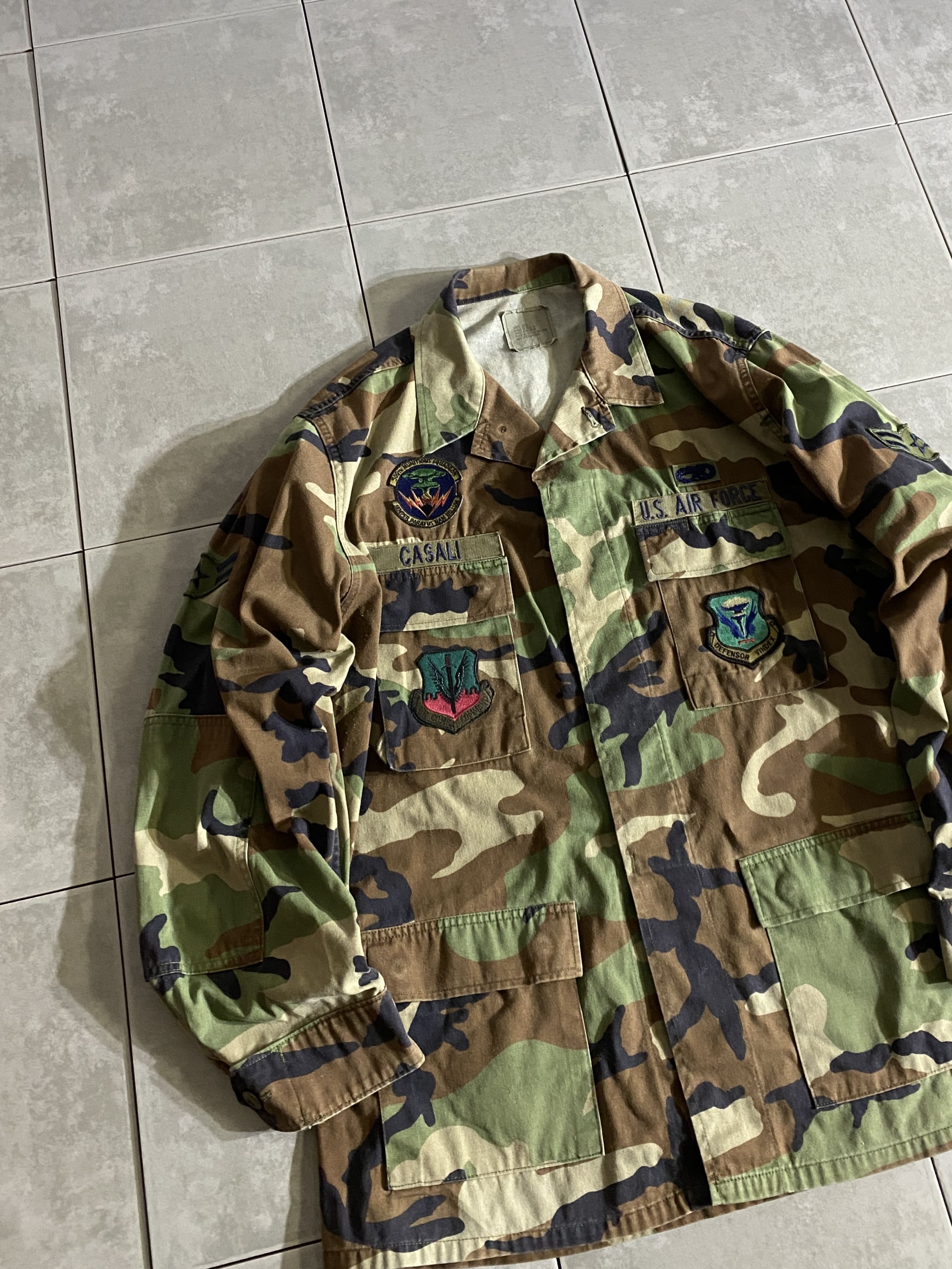 80s BDU WOODLAND CAMO JACKET 中期型