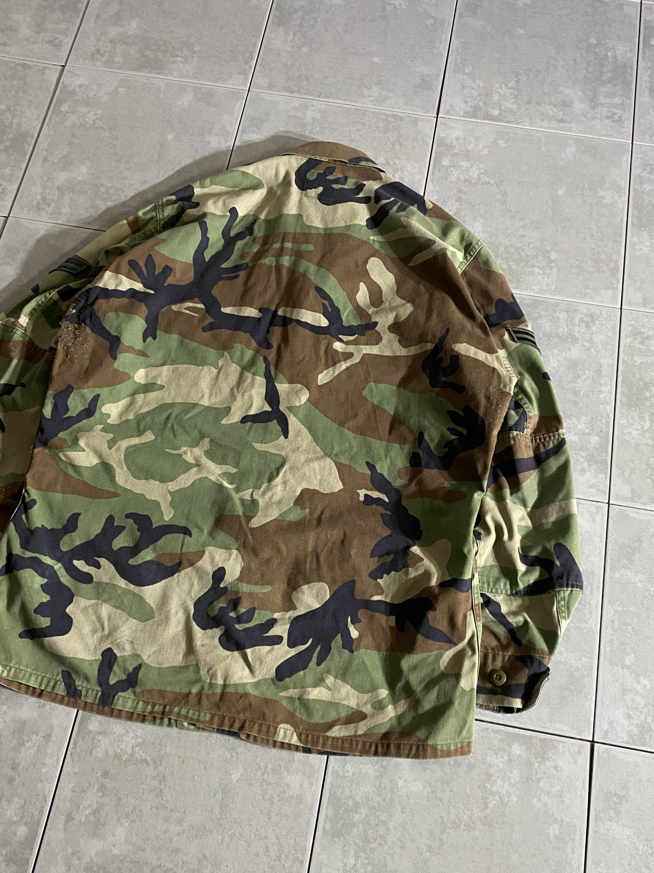 80s BDU WOODLAND CAMO JACKET 中期型