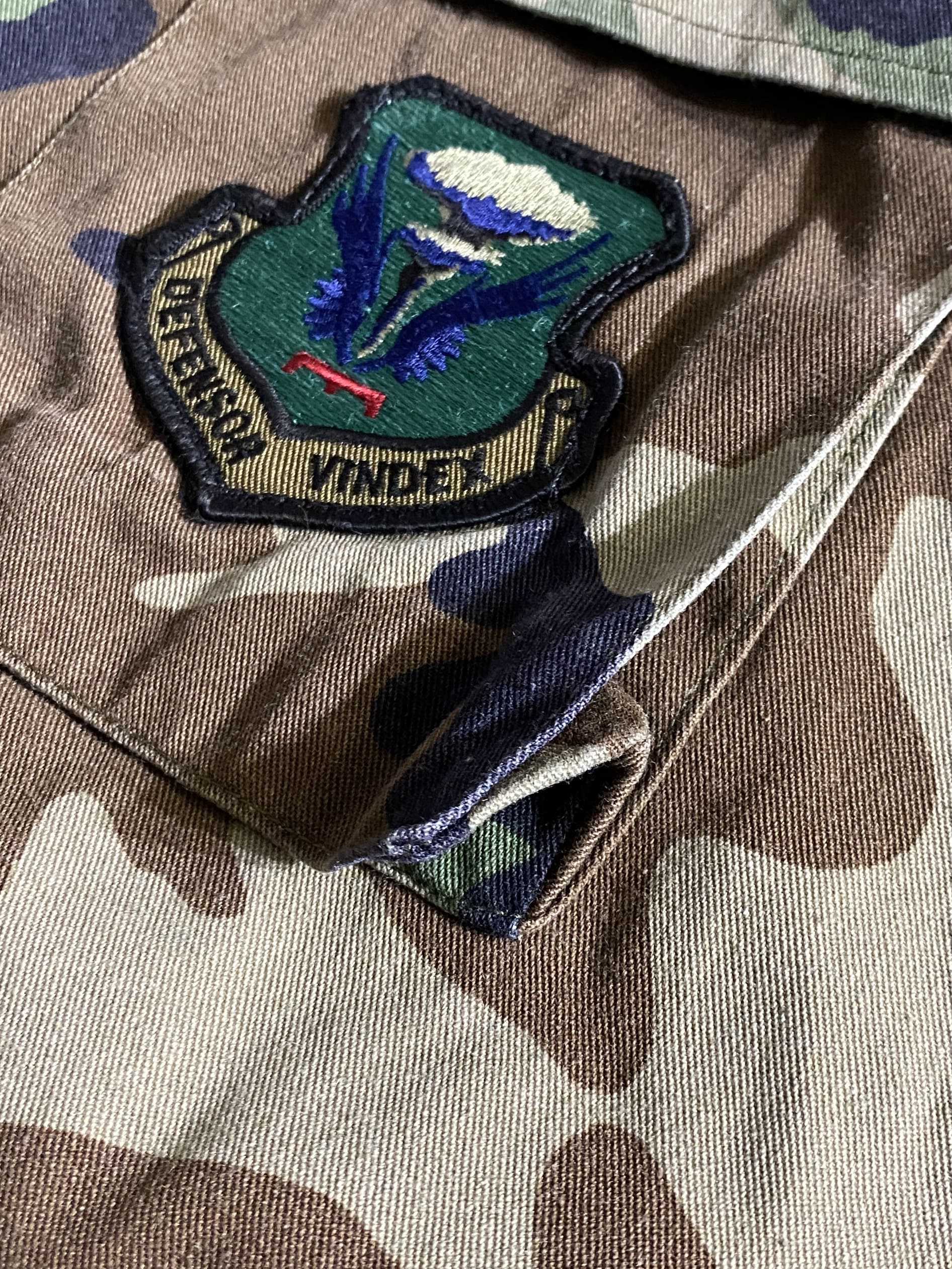 80s BDU WOODLAND CAMO JACKET 中期型