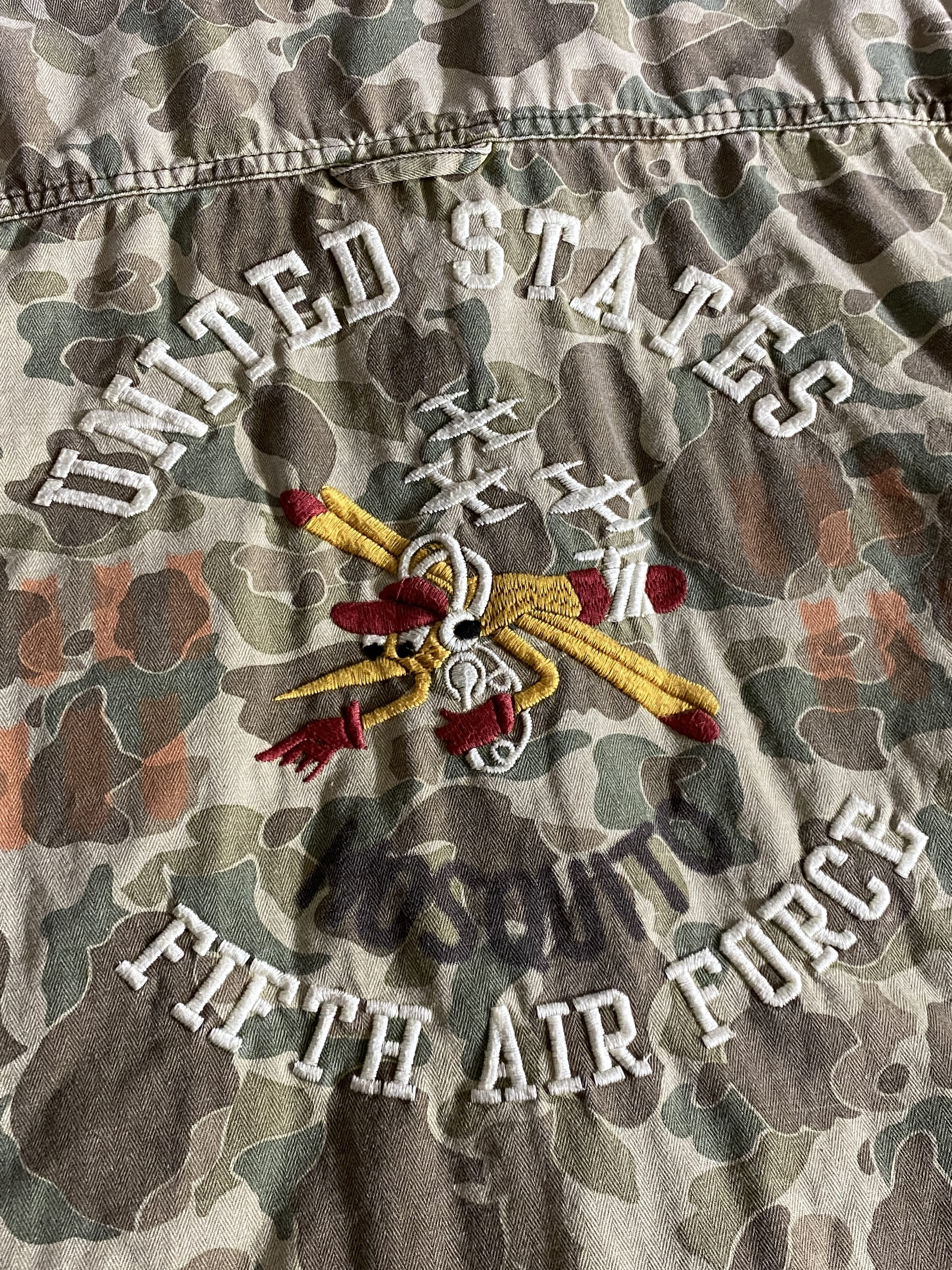 【HOUSTON】USAF MOSQUITO HBT Military Shirt