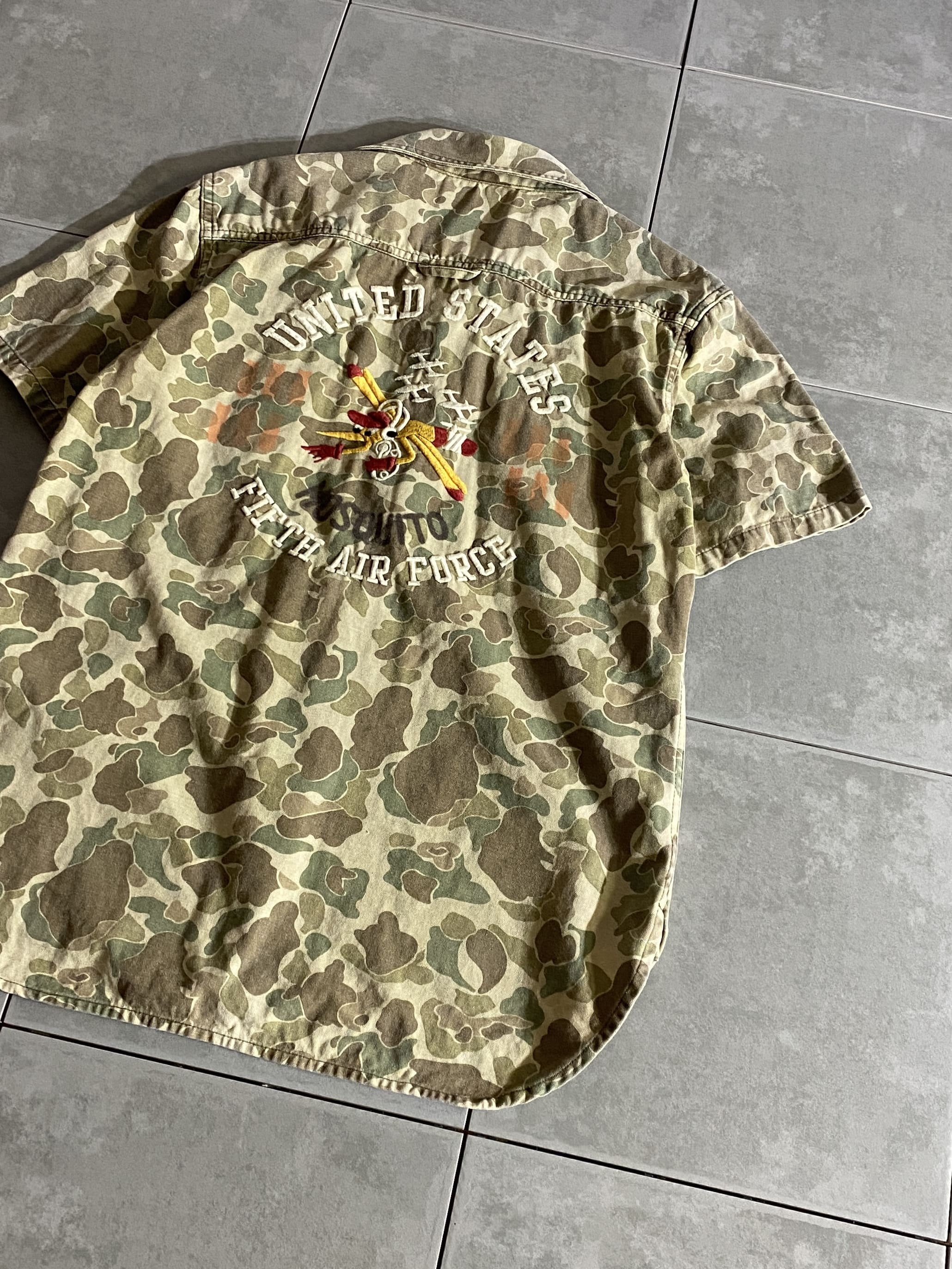 【HOUSTON】USAF MOSQUITO HBT Military Shirt