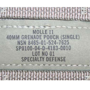 ACU MOLLE 40MM グレネード ポーチ シングル