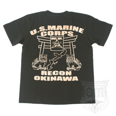 US MARINE CORPS RECON OKINAWA プリントTシャツの商品詳細