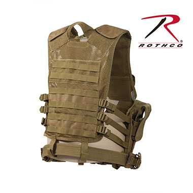 ROTHCO US TYPE TACTICAL CROSS DRAW VEST COYOTE