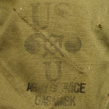 WW2 U.S. ARMY M2A2 SERVICE GAS MASK BAG 米軍放出品