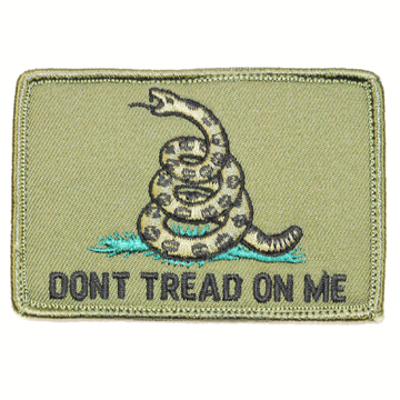 DONT TREAD ON ME 刺繍ワッペン