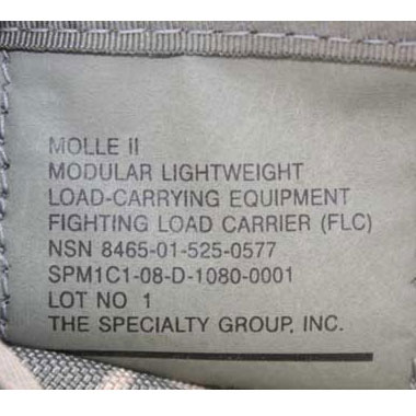 ACU MOLLE II FIGHTING LOAD CARRIER (FLC)