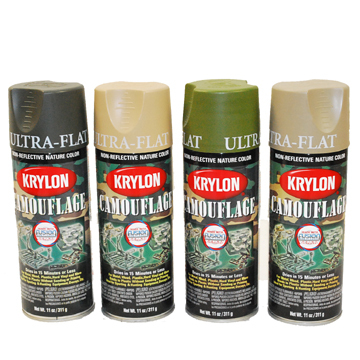 KRYLON CAMOUFLAGE PAINT 軍用スプレー【船便発送】の商品詳細