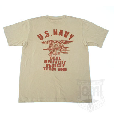 NAVY SEALS SDV TEAM ONE カーキ ミリタリーTシャツの商品詳細｜ミリタリーショップなら米軍放出品の専門店の沖縄ミリカジ