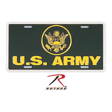 ROTHCO US.ARMY アルミライセンスプレート の商品詳細｜ミリタリーショップなら米軍放出品の専門店の沖縄ミリカジ