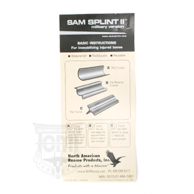 SAM SPLINT 2 メディカル固定パッド 米軍放出品