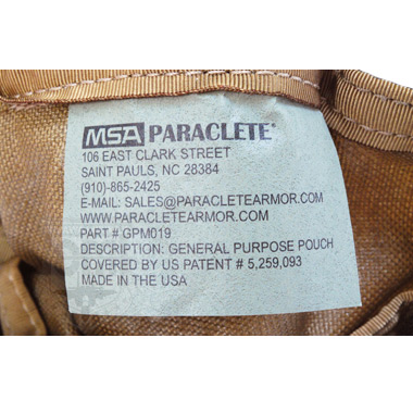 PARACLETE GENERAL PURPOSE POUCH 